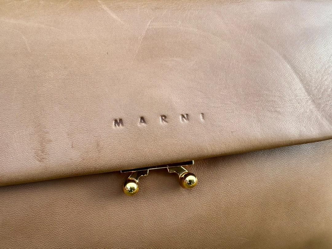 Marni Authentic Marni Trunk Smooth Calfskin Crossbody Bag Size ONE SIZE - 9 Thumbnail