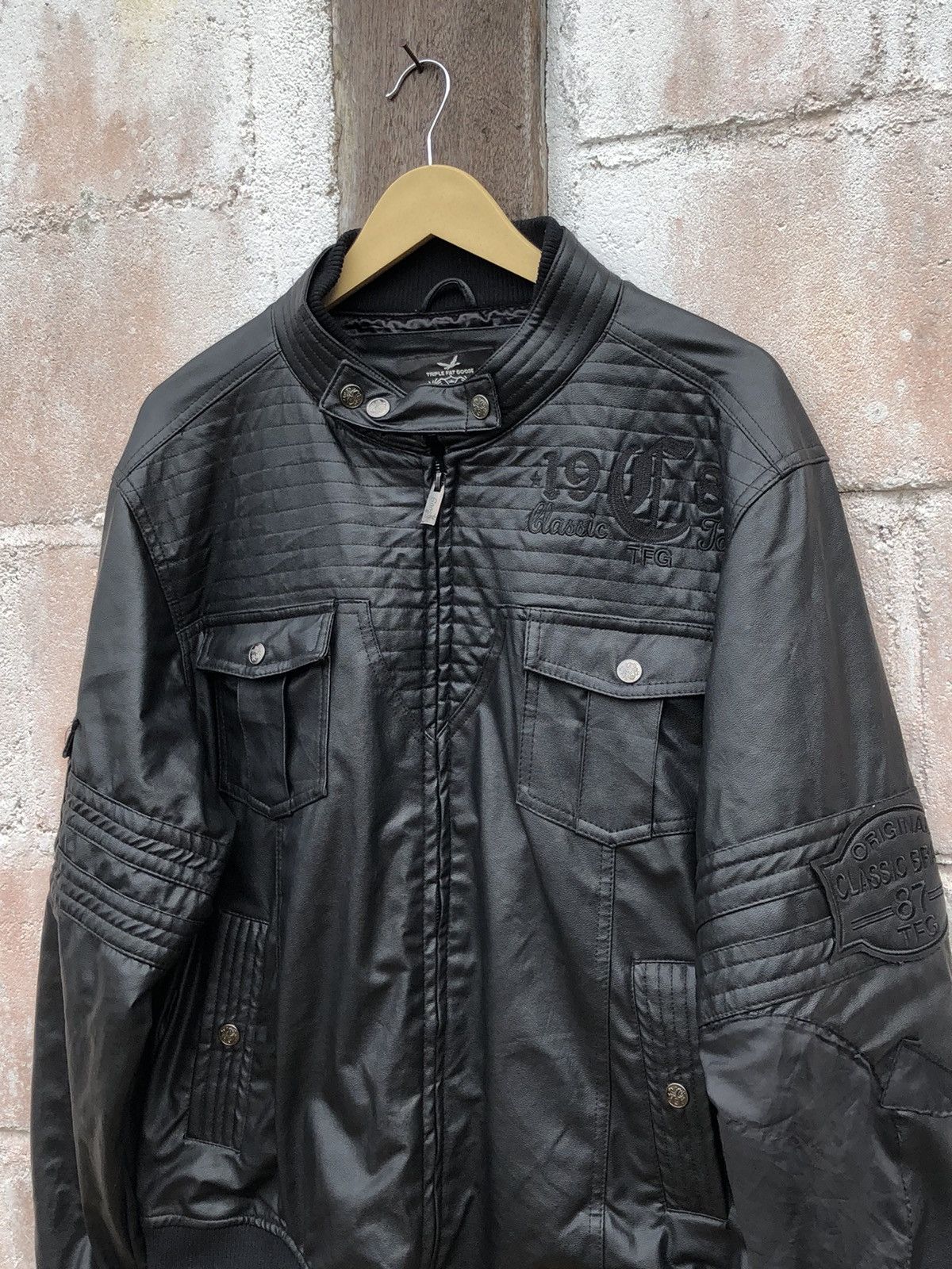 GOREWEAR × Triple F.A.T. Goose Triple Fat Goose Motorist Bike Fully Leather Jacket Size US L / EU 52-54 / 3 - 4 Thumbnail
