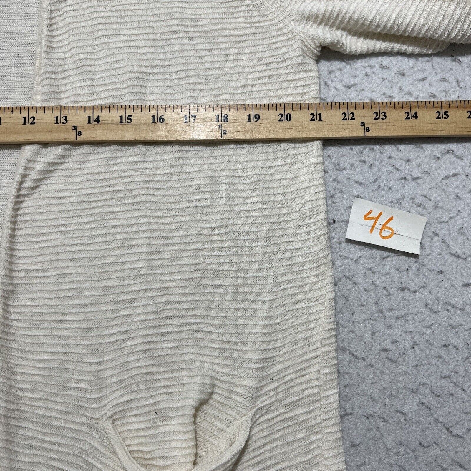 Madewell Madewell Cardigan Open Front Ivory Sweater With Pockets Size S / US 4 / IT 40 - 5 Thumbnail