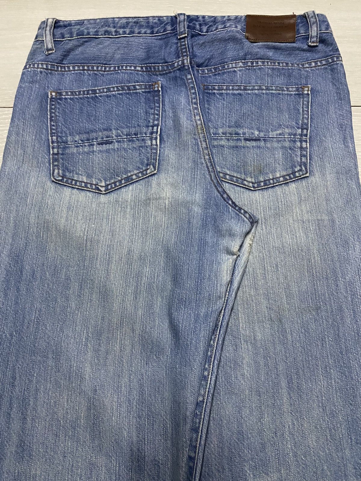Japanese Brand Vintage Japanese Brand Back Number Faded Distressed Loose Size US 32 / EU 48 - 4 Thumbnail
