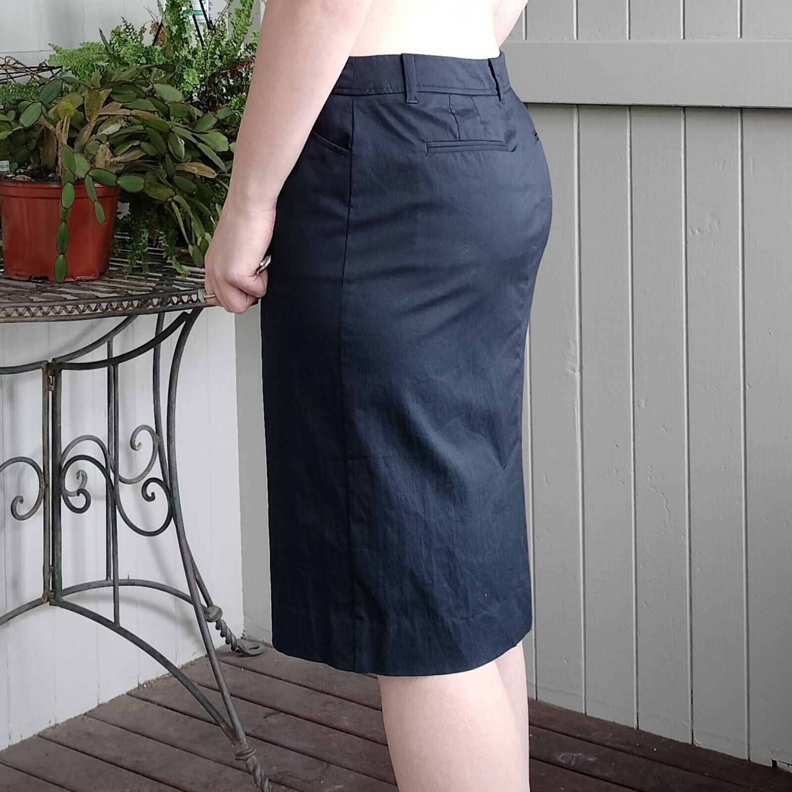 Designer Sportscraft Skirt High Waisted Pencil Corporate Workwear Size 30" / US 8 / IT 44 - 7 Thumbnail