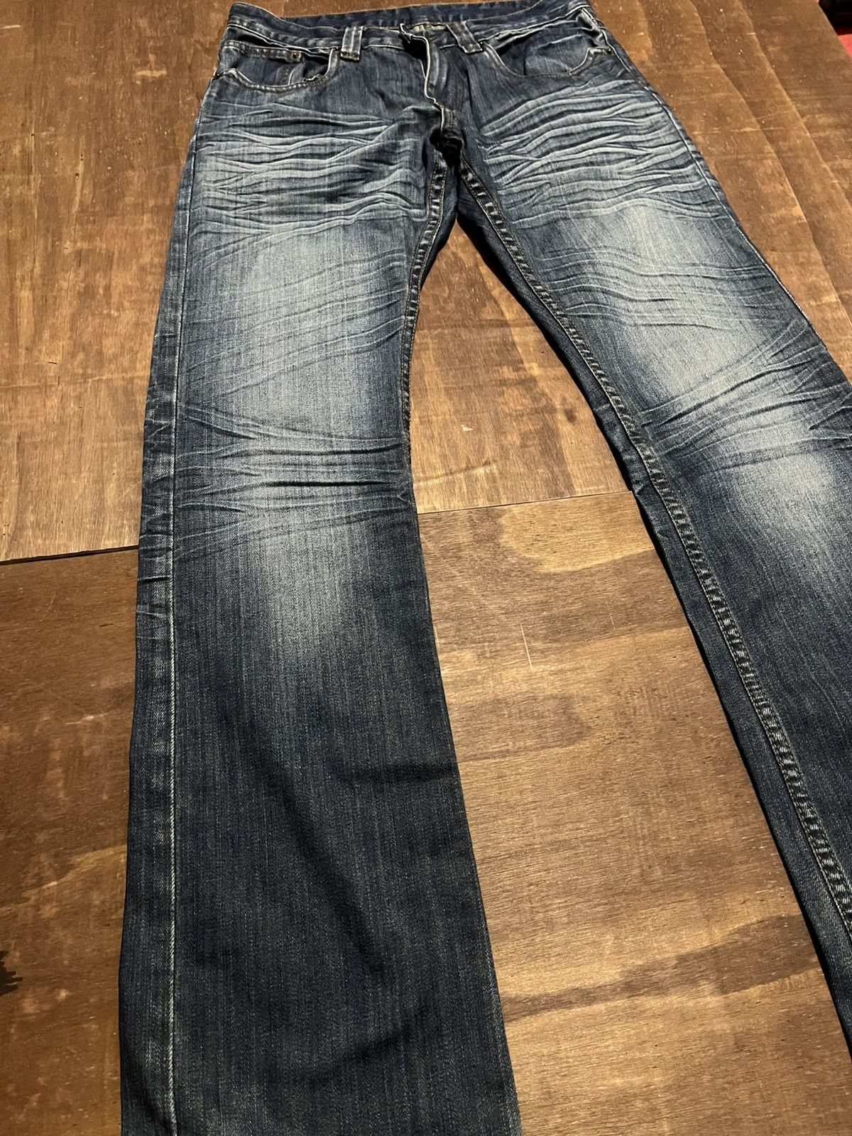 Japanese Brand Y2k japanese brand distressed clawmark jeans Size US 31 - 3 Thumbnail