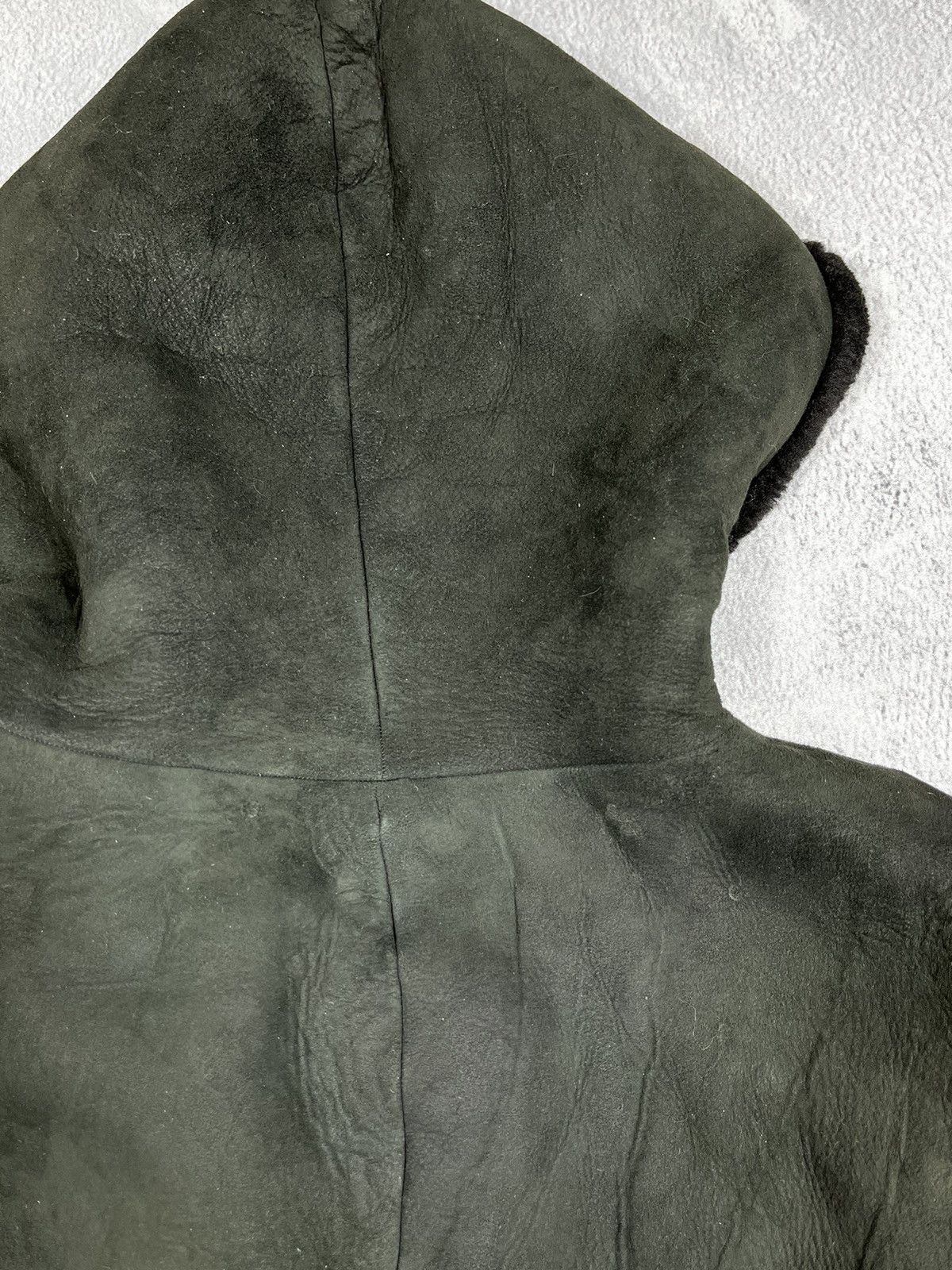 Other Vintage 90s sheepskin cropped hooded b3 coat jacket 00s Size S / US 4 / IT 40 - 15 Thumbnail