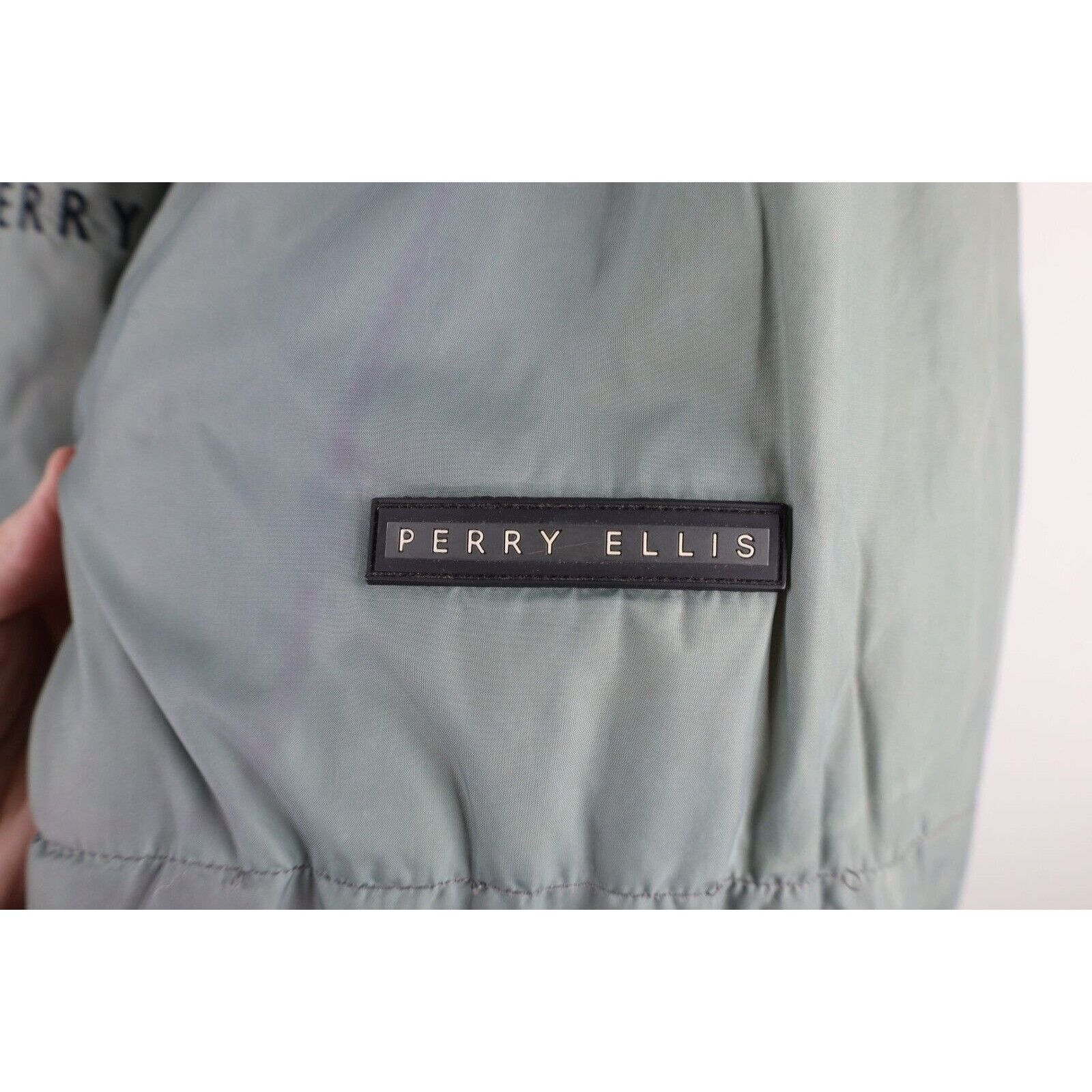 Perry Ellis × Vintage Vintage 90s Perry Ellis Faded Reversible Puffer Jacket 4XL Size US XXL / EU 58 / 5 - 5 Thumbnail