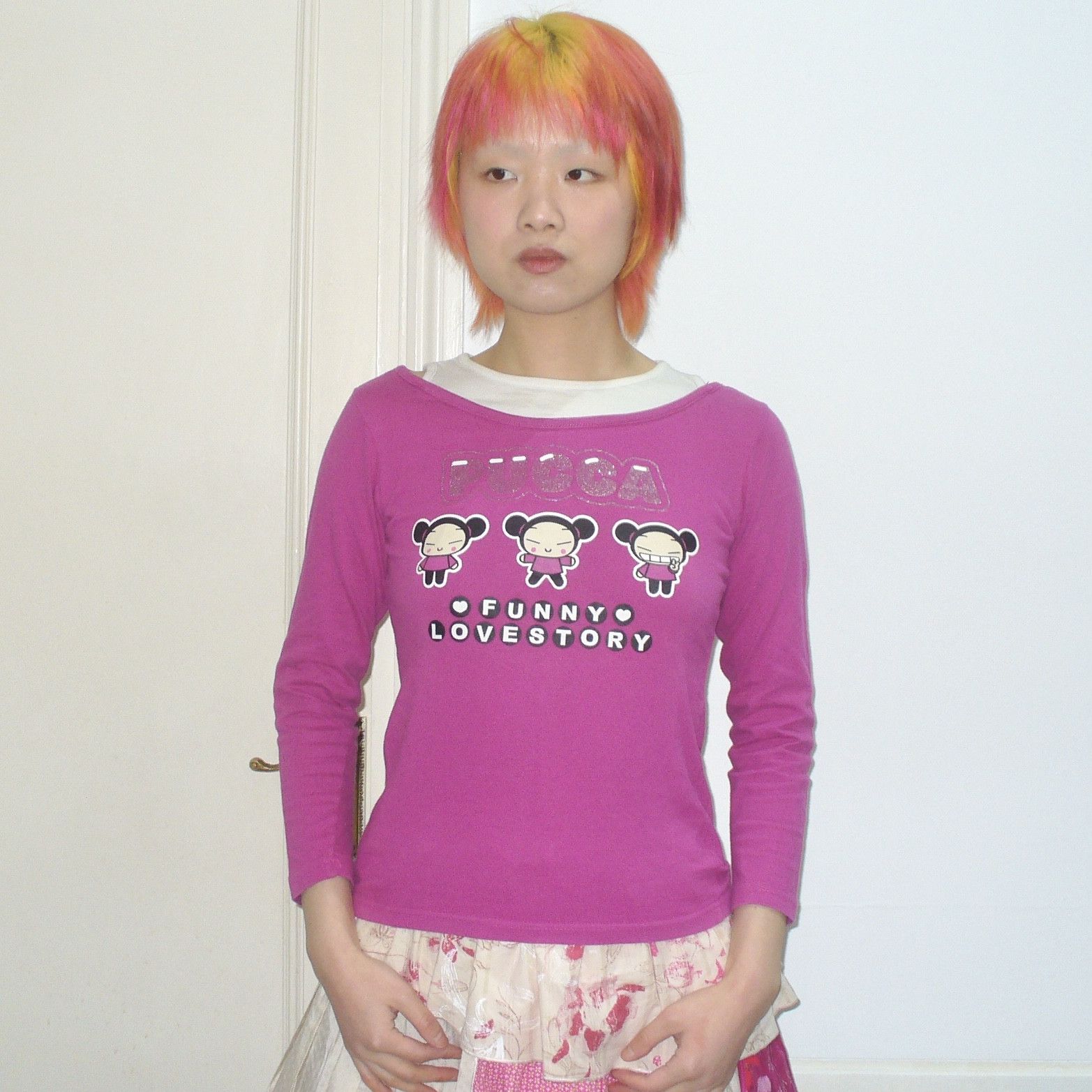 Other Pucca pink 2-pieces-in-1 y2k style top Size S / US 4 / IT 40 - 1 Thumbnail