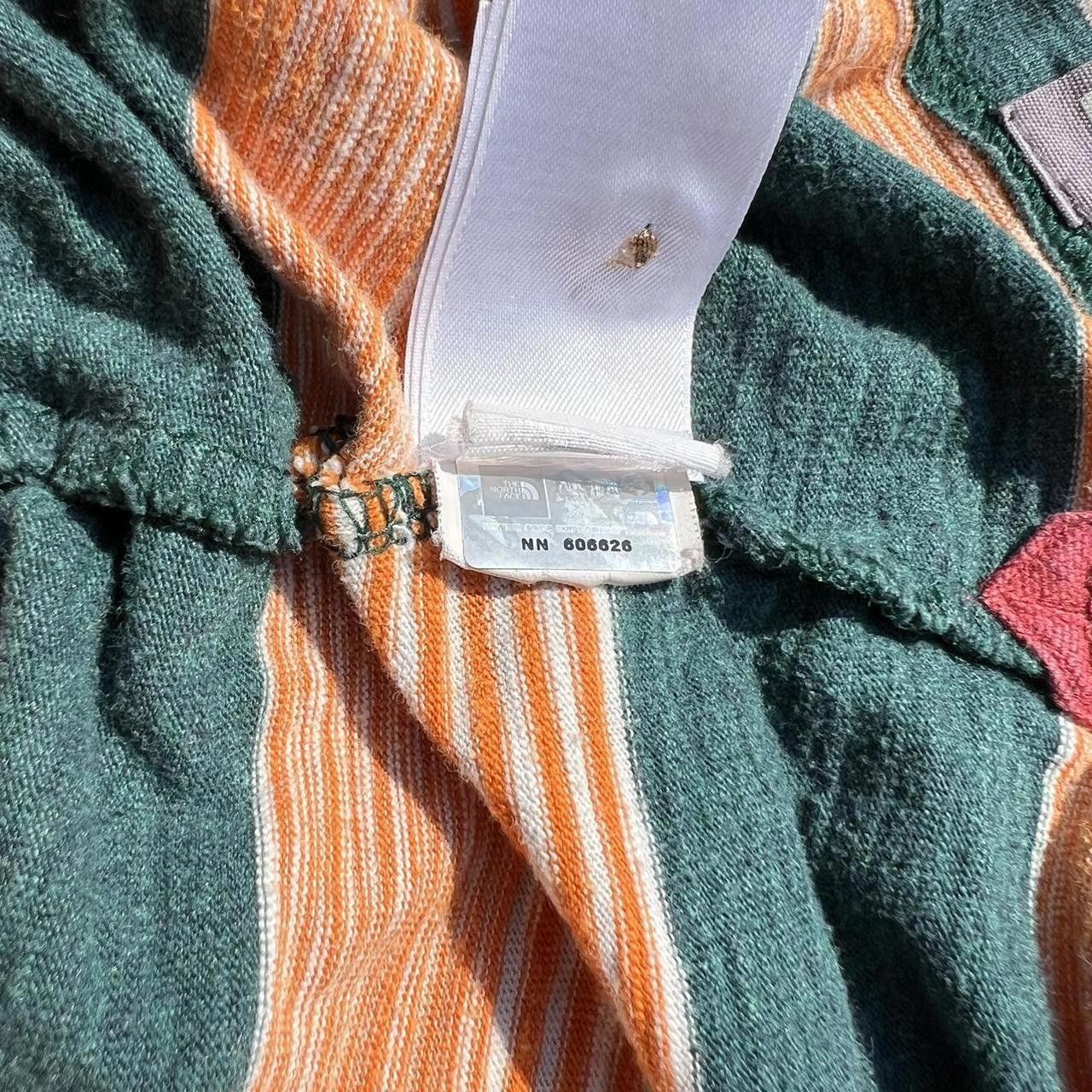The North Face The North Face Orange and Green Striped Polo Size US M / EU 48-50 / 2 - 8 Thumbnail