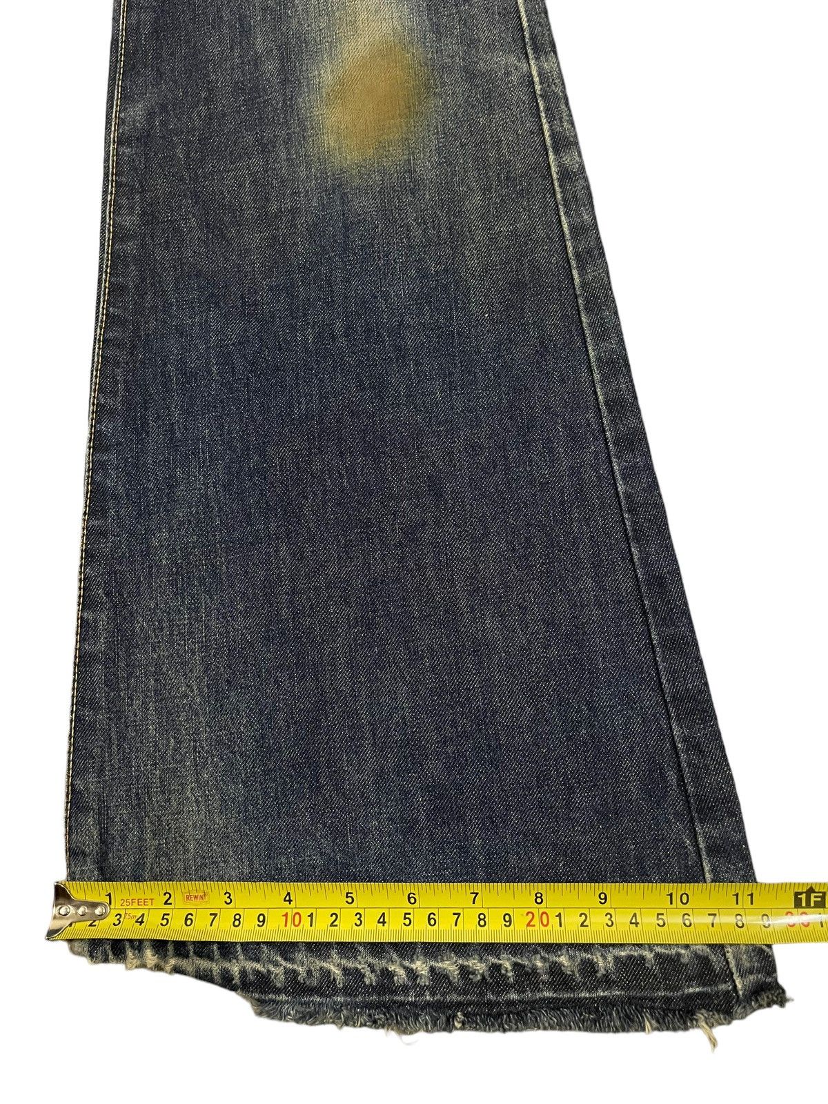 Edwin Vintage Edwin Bush Pant Distressed Bell Bottom Flare Jeans Size US 32 / EU 48 - 14 Thumbnail