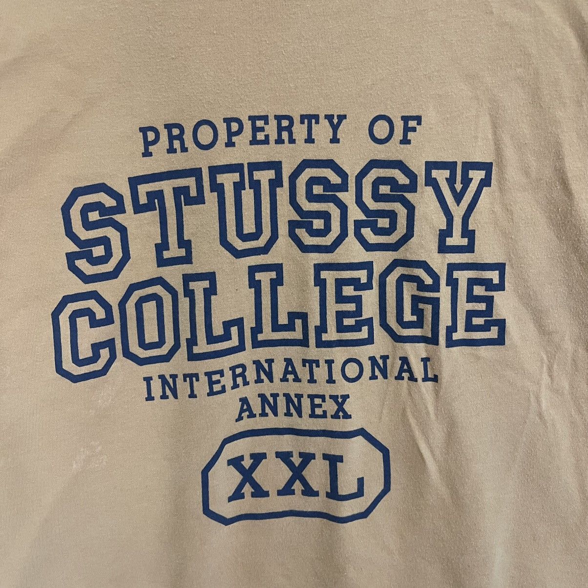 Japanese Brand Vintage 90s Property Of Stussy Collage Shortsleeve Tee Size US L / EU 52-54 / 3 - 5 Thumbnail