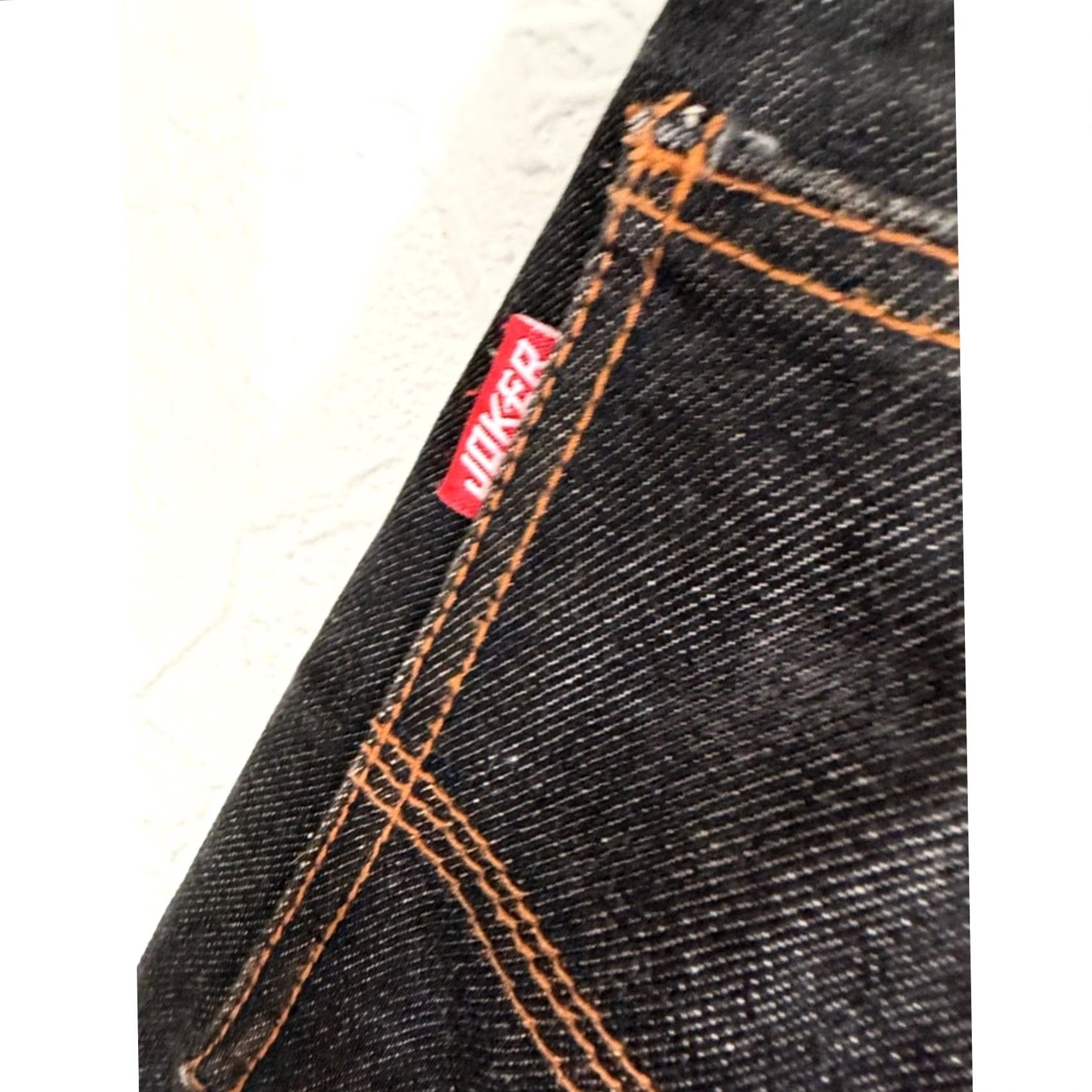 JNCO VINTAGE Joker Jeans Wide-Leg Baggy 90s Style Men 36x31 Black Inseam 31 Regular Size US 36 / EU 52 - 5 Thumbnail