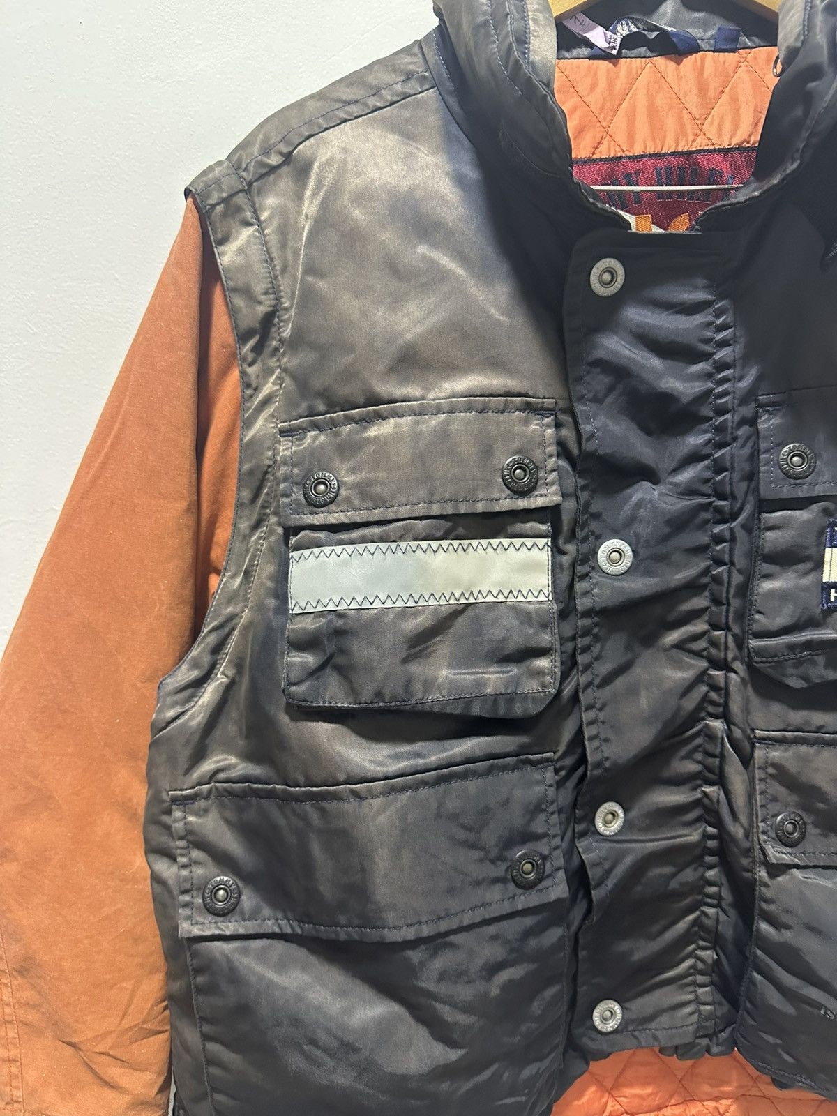 Tommy Hilfiger × Vintage VTG 90 Tommy Hilfiger Rescue Squad Jacket Foul Weather issue Size US M / EU 48-50 / 2 - 4 Thumbnail