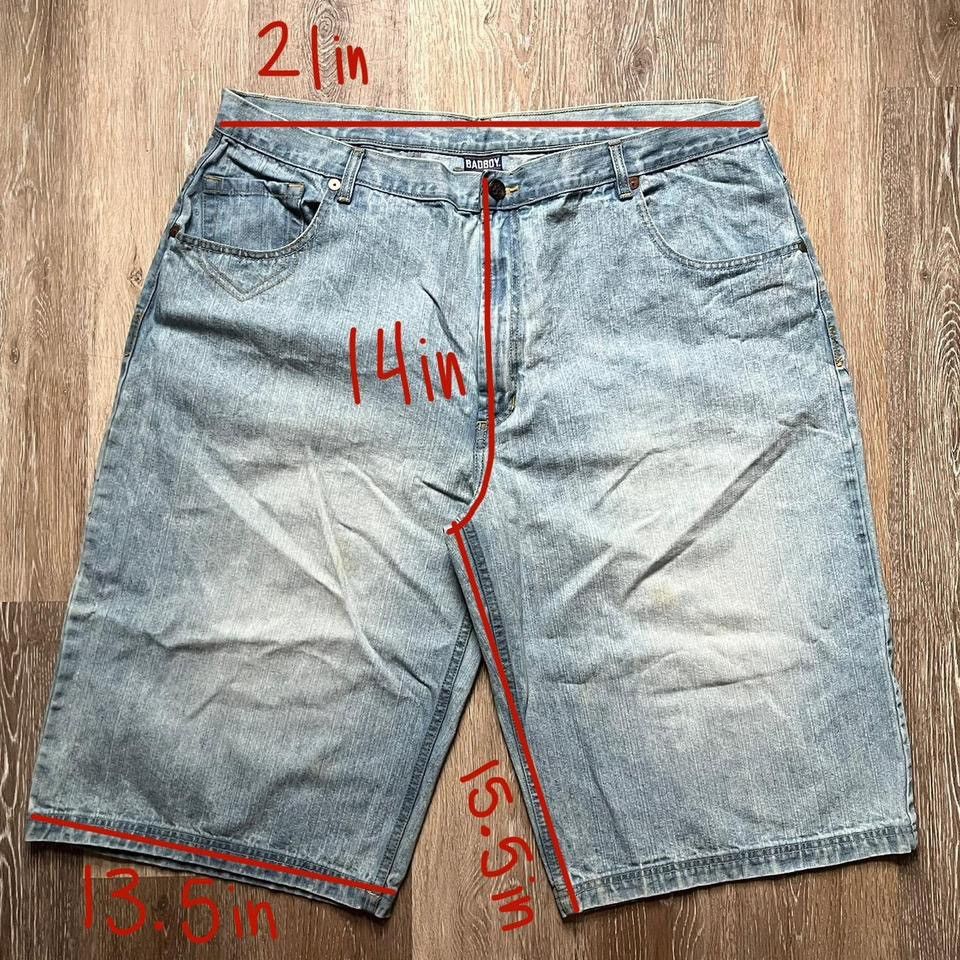 Vintage vintage 90s baggy BADBOY jorts Size US 42 / EU 58 - 2 Thumbnail