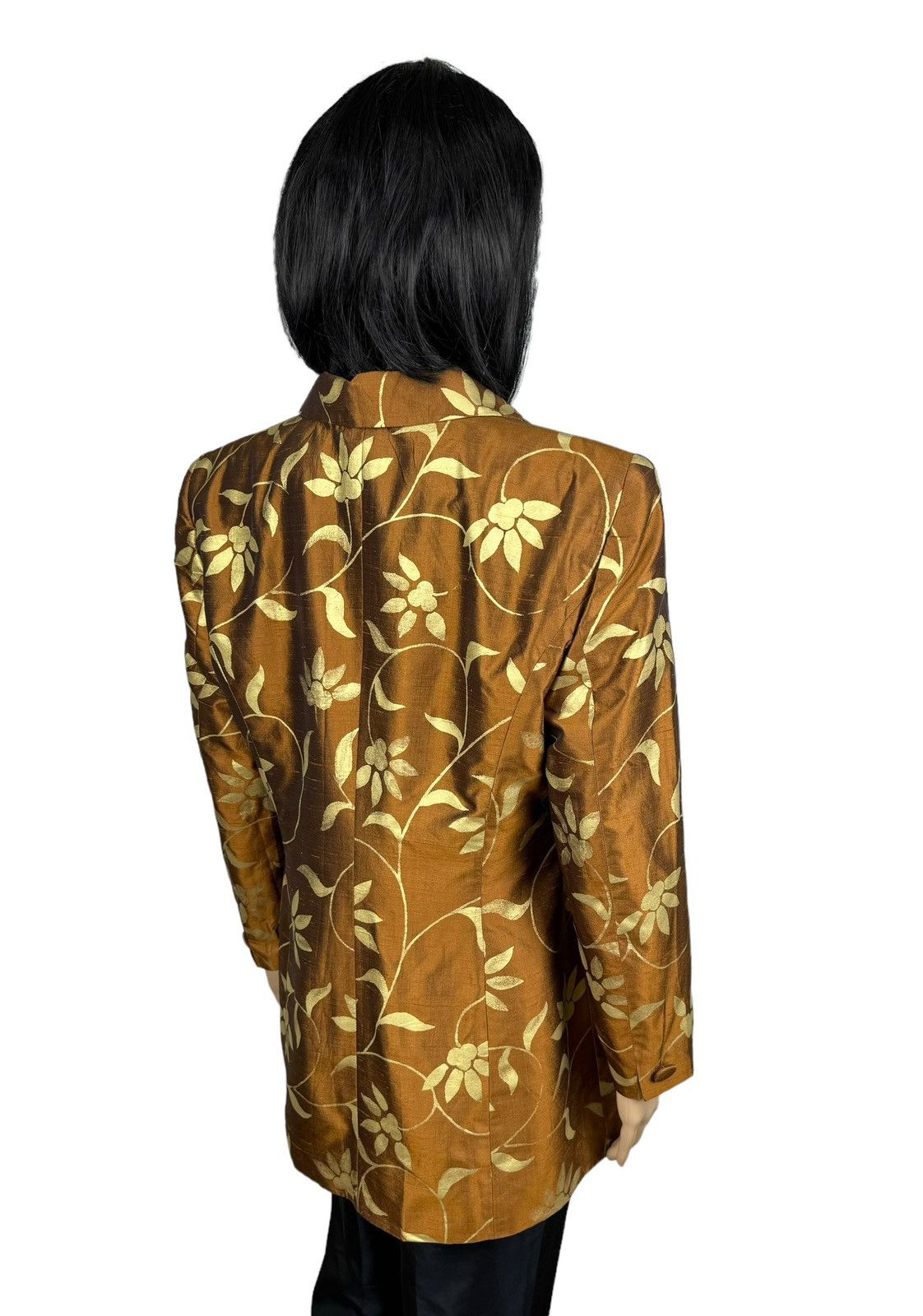 Escada × Vintage Escada Margaretha Ley Silk Blazer Floral Printed size 42 Size M / US 6-8 / IT 42-44 - 12 Thumbnail