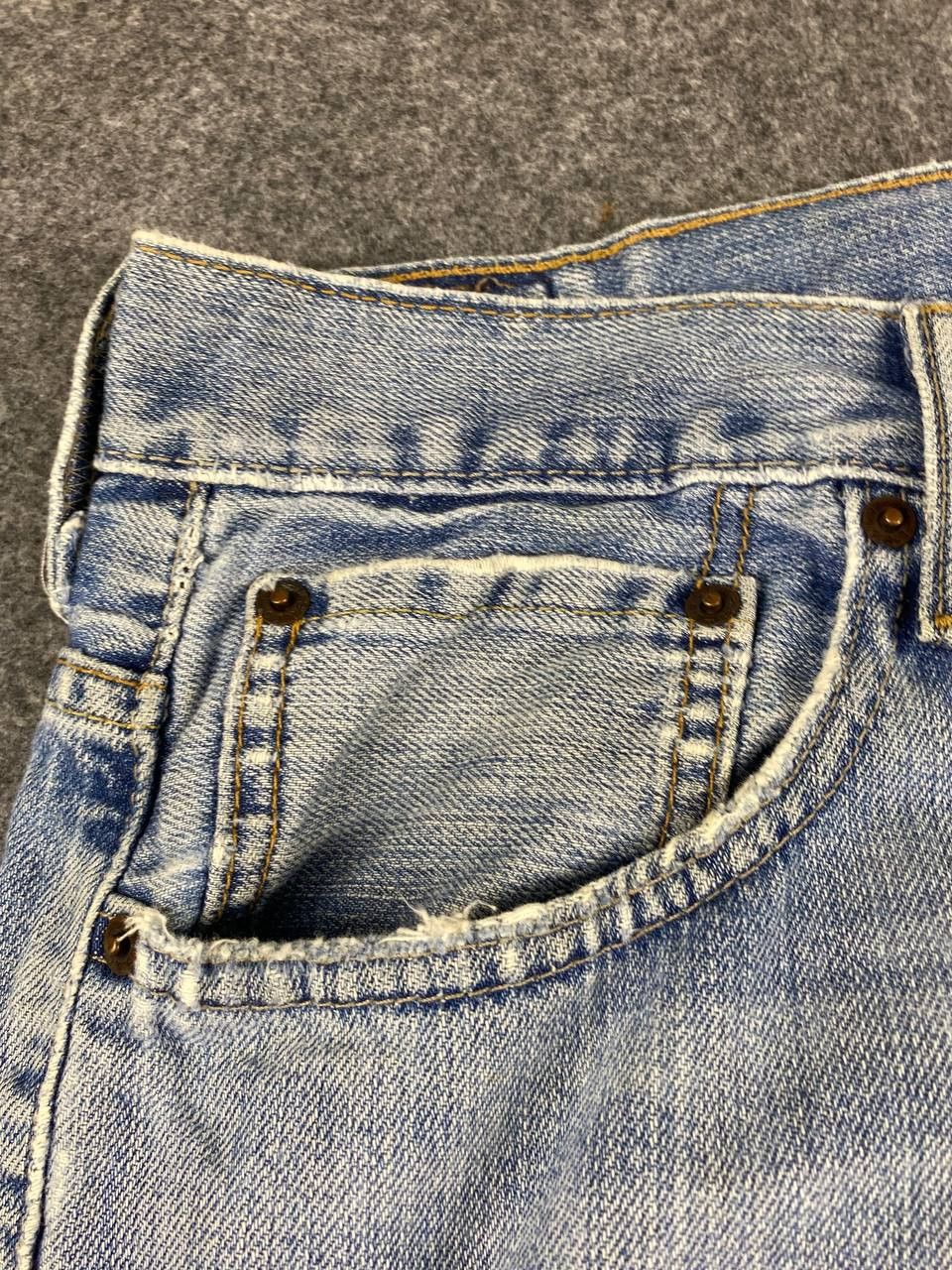Levi's vintage levis 569 loose straight dirty distressed denim Size US 36 / EU 52 - 13 Thumbnail