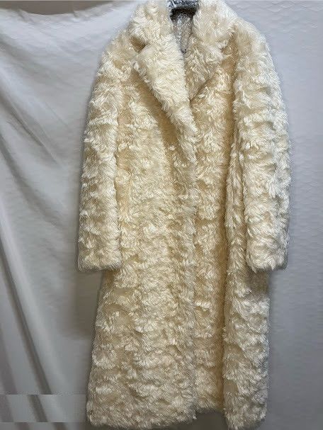 Jil Sander o1loc1c1124 Fur Coat in Natural Size L / US 10 / IT 46 - 1 Preview