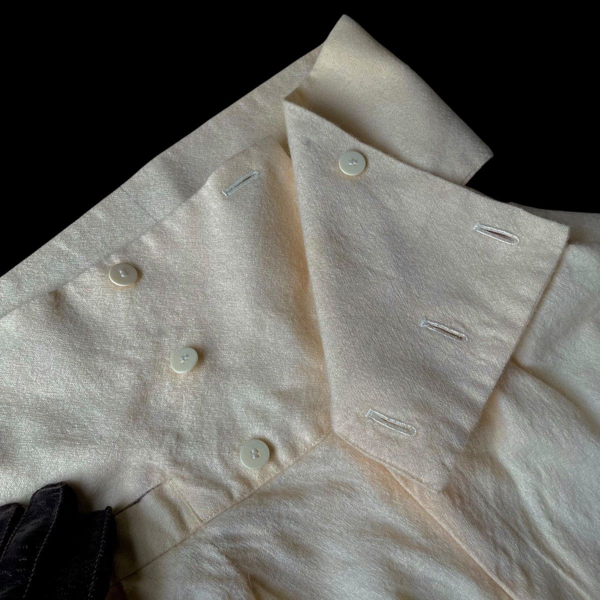 Issey Miyake Vintage Rare 80s Issey Miyake Wool Alpaca Summer Pants Size US 26 / EU 42 - 8 Thumbnail