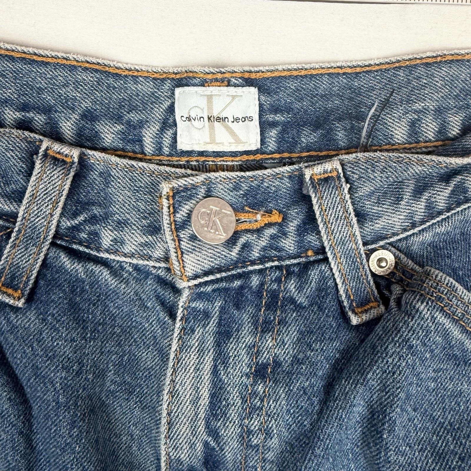 Calvin Klein Calvin Klein Jeans Men's 32x30 Carpenter Pants Medium Wash D Size US 32 / EU 48 - 2 Thumbnail