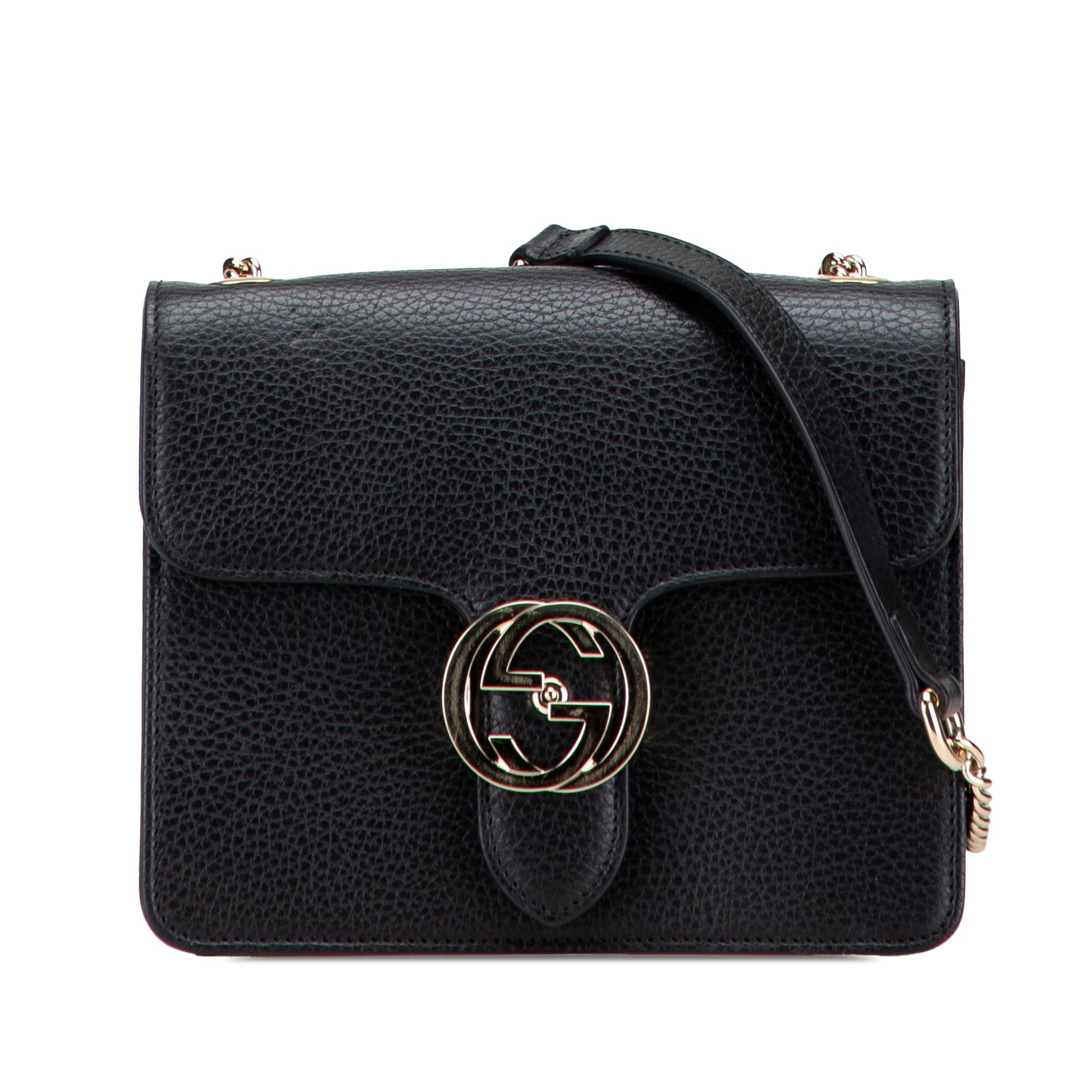 Gucci Small Dollar Calfskin Interlocking G Crossbody Size ONE SIZE - 1 Thumbnail