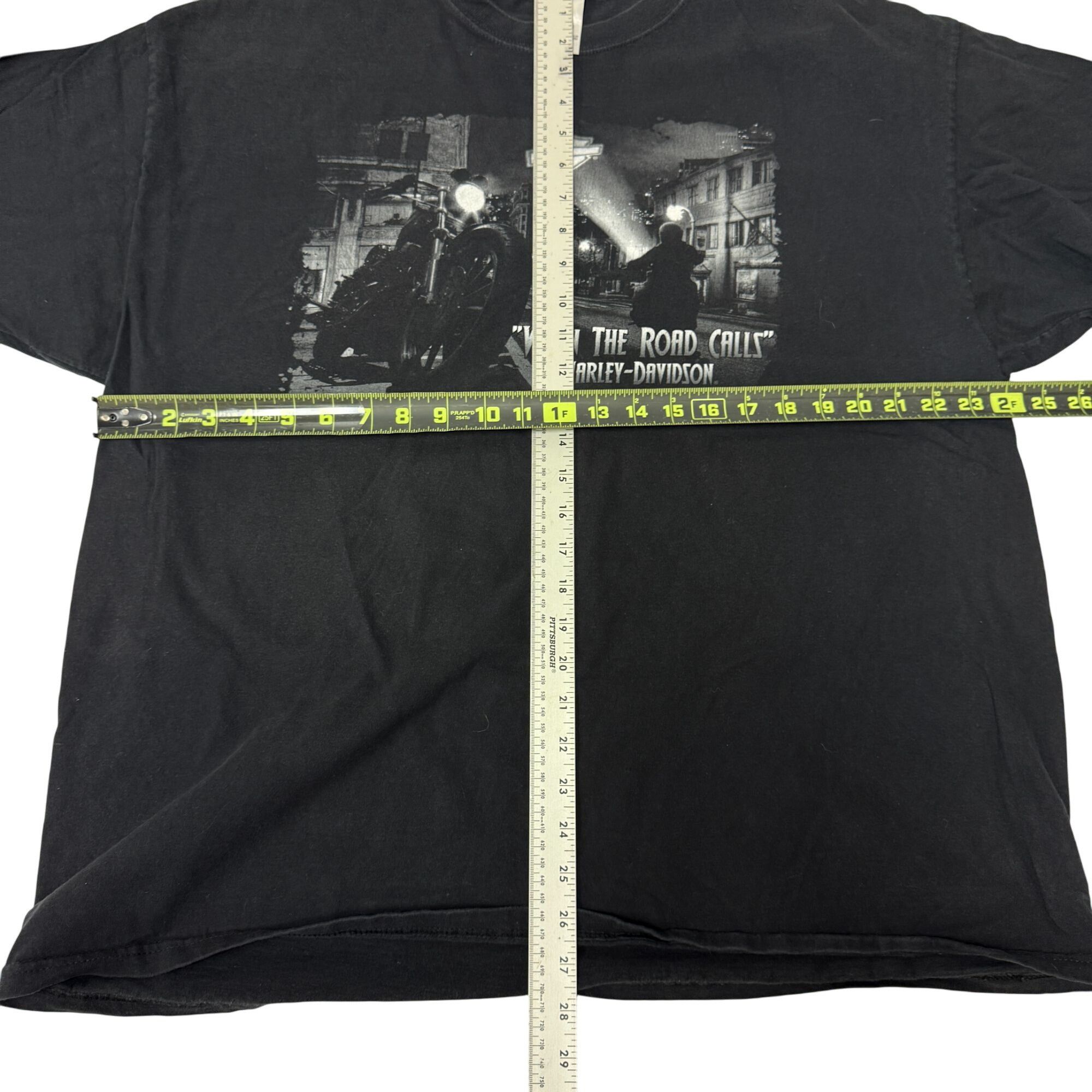Harley Davidson WHEN THE ROAD CALLS Malfunction Junction Motorcycle Biker Size US XXL / EU 58 / 5 - 11 Thumbnail