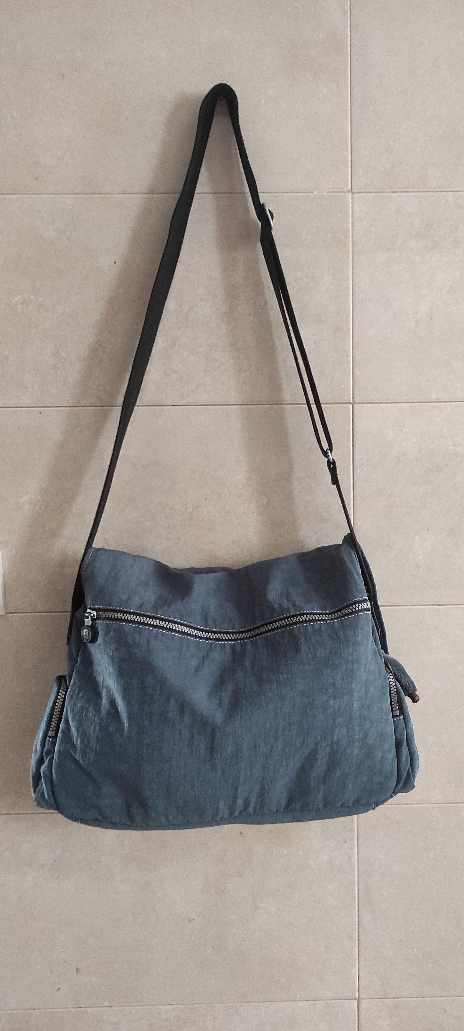 Japanese Brand Kipling Messenger Blue Nylon Crossbody Expandable Bag Size ONE SIZE - 14 Thumbnail