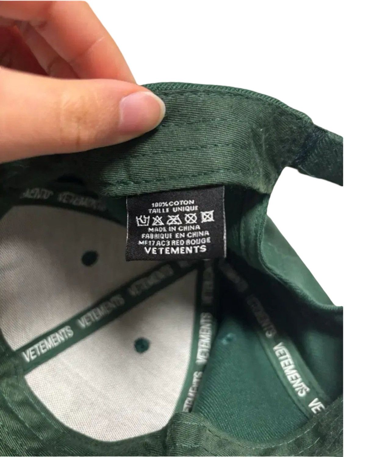 Vetements Vetements Polizei Baseball Cap Size ONE SIZE - 2 Thumbnail