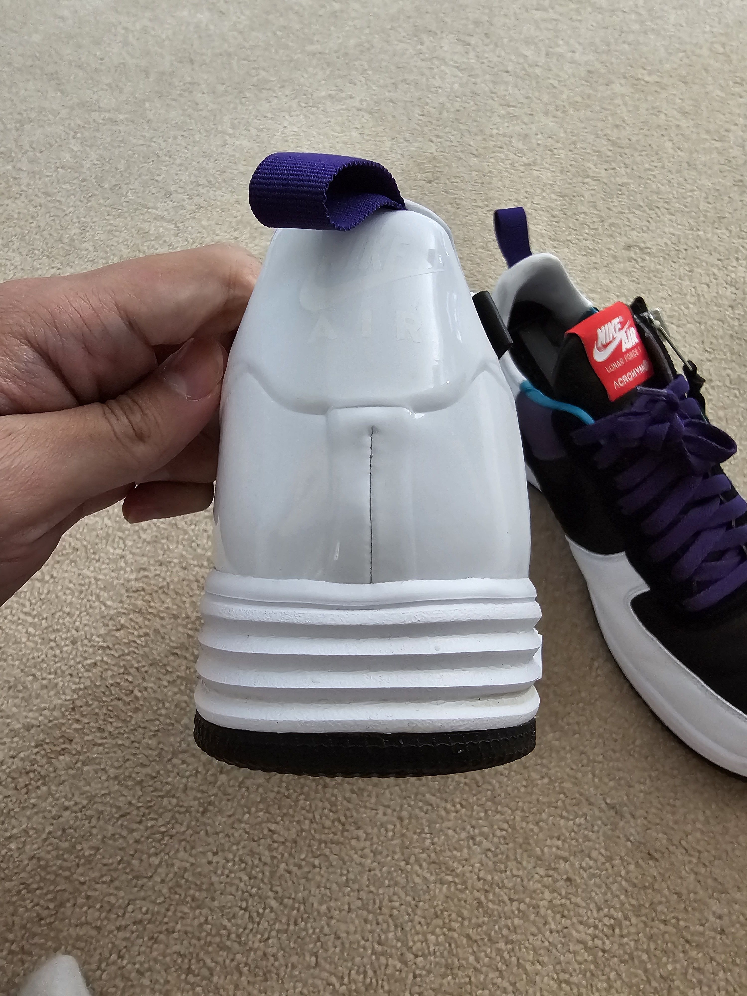 Acronym × Nike Acronym x Nike Lunar Force 1 SP Zip Green/Purple/Black Size US 9.5 / EU 42-43 - 7 Thumbnail