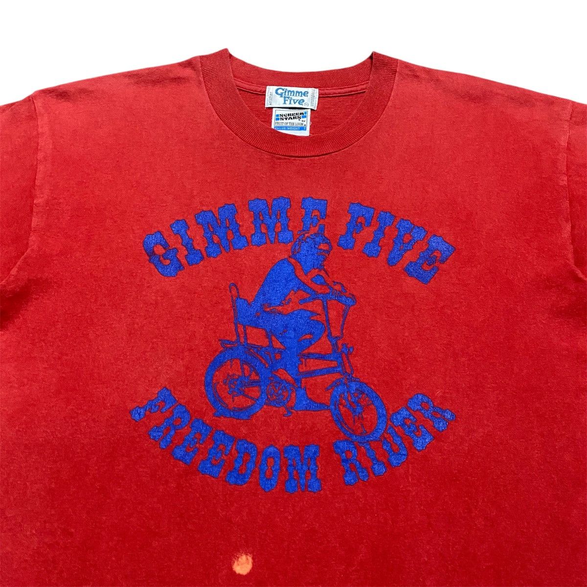 Gimme Five × Vintage Rare‼️🔥Vintage Gimme Five Freedom Rider T-Shirt Size US M / EU 48-50 / 2 - 3 Thumbnail