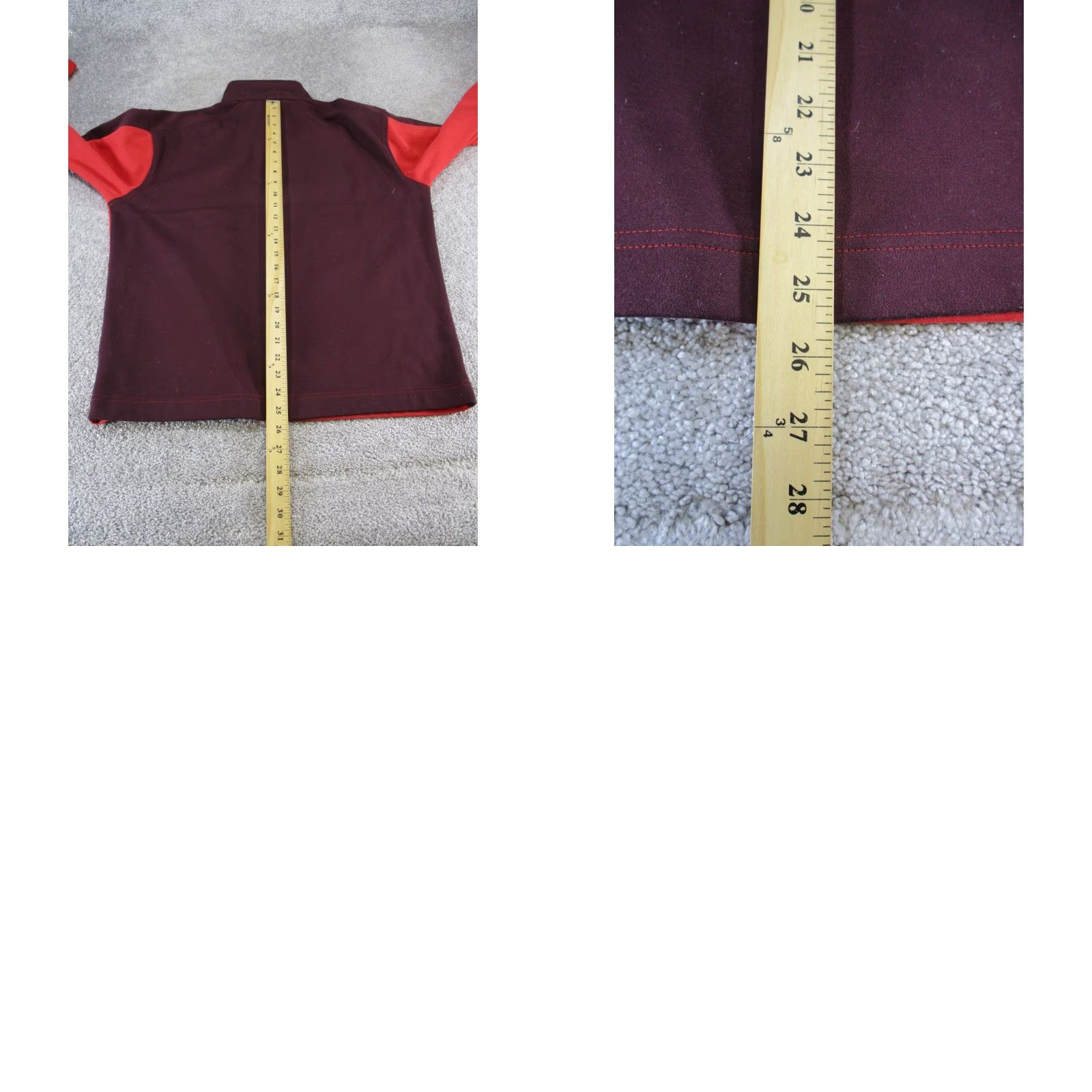 Nike Nike Golf Sweater Mens Medium Red Burgundy Quarter Zip Fleece Size US M / EU 48-50 / 2 - 8 Thumbnail