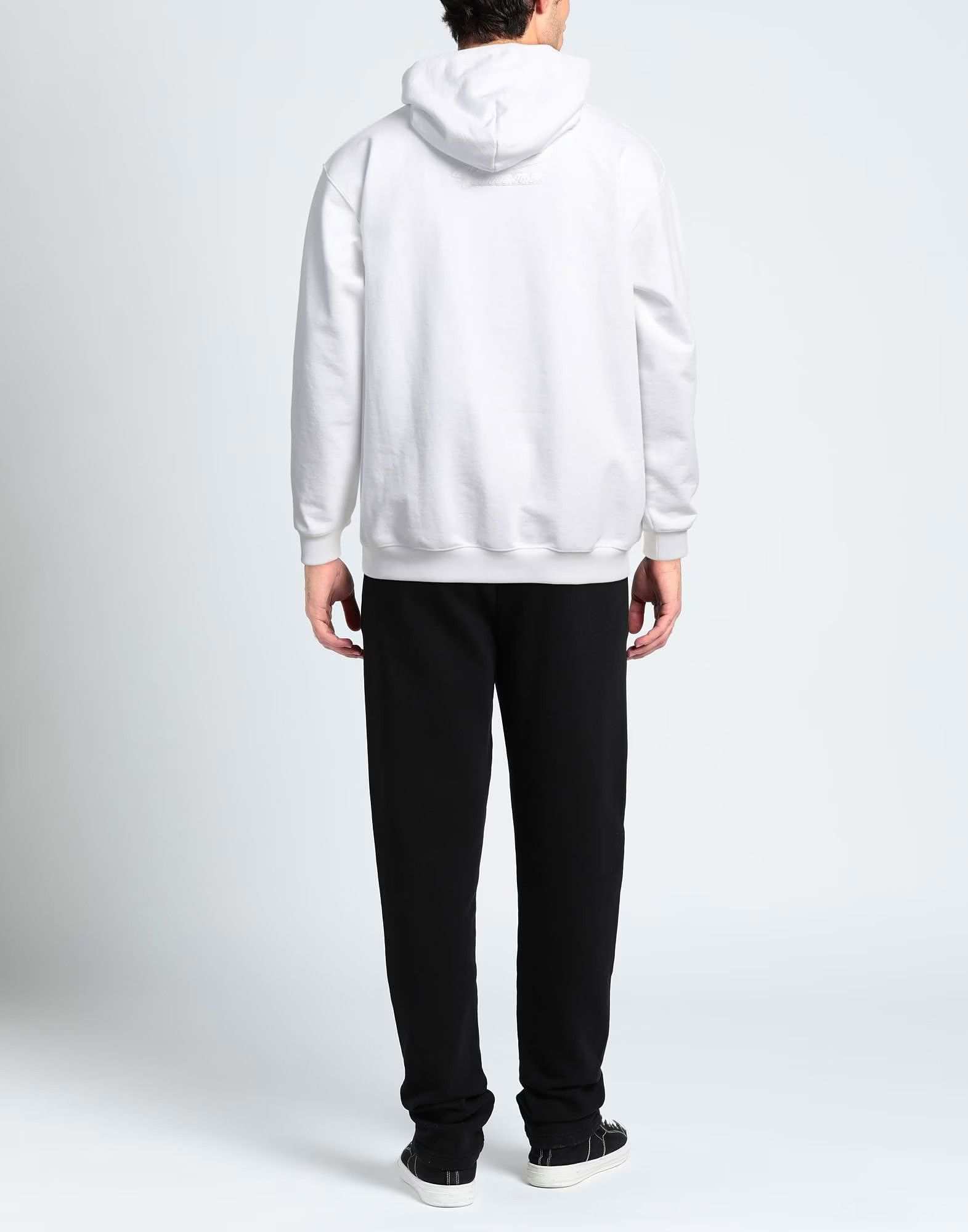 Vetements White Embroidered VTMNTS College Logo Hoodie Size L / US 10 / IT 46 - 3 Thumbnail
