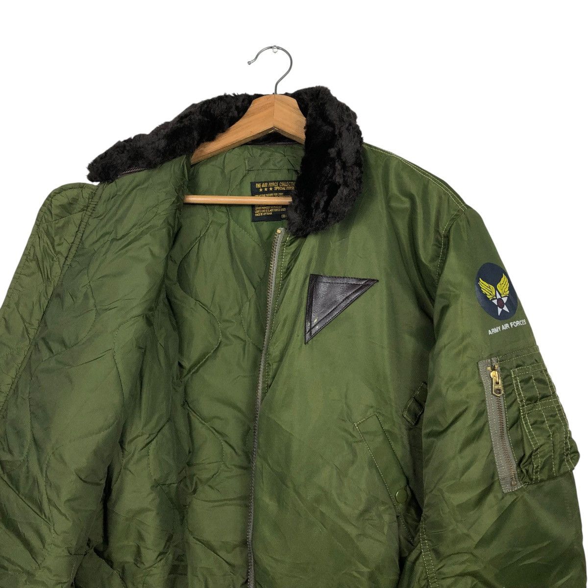 Vintage 🔥VINTAGE BOMBER JACKET MILITARY XENON AIR FORCE US NAVY Size US M / EU 48-50 / 2 - 14 Thumbnail