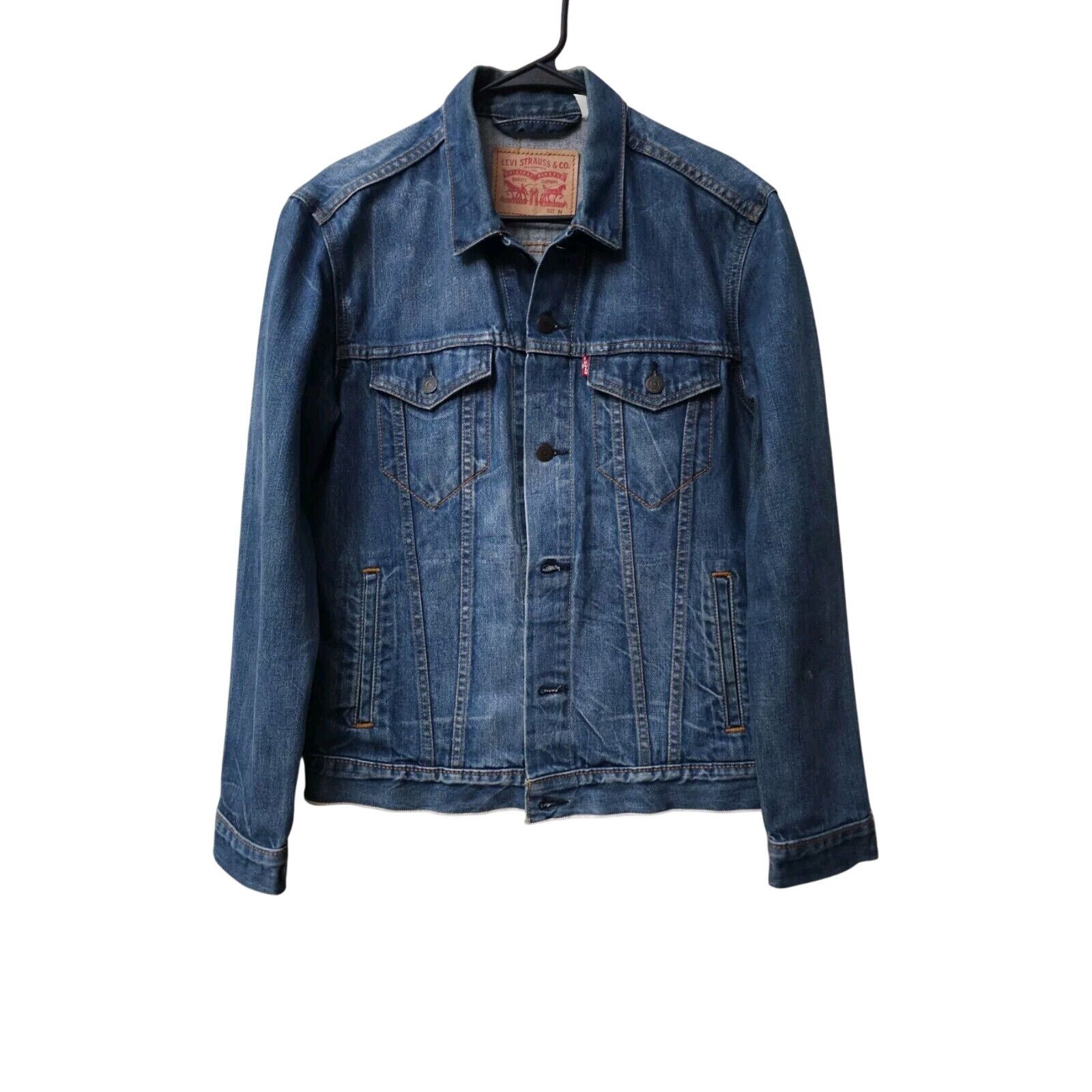 Levi's Levis Jacket Trucker Type 3 Modern Button Up Jean Denim Size US M / EU 48-50 / 2 - 1 Thumbnail