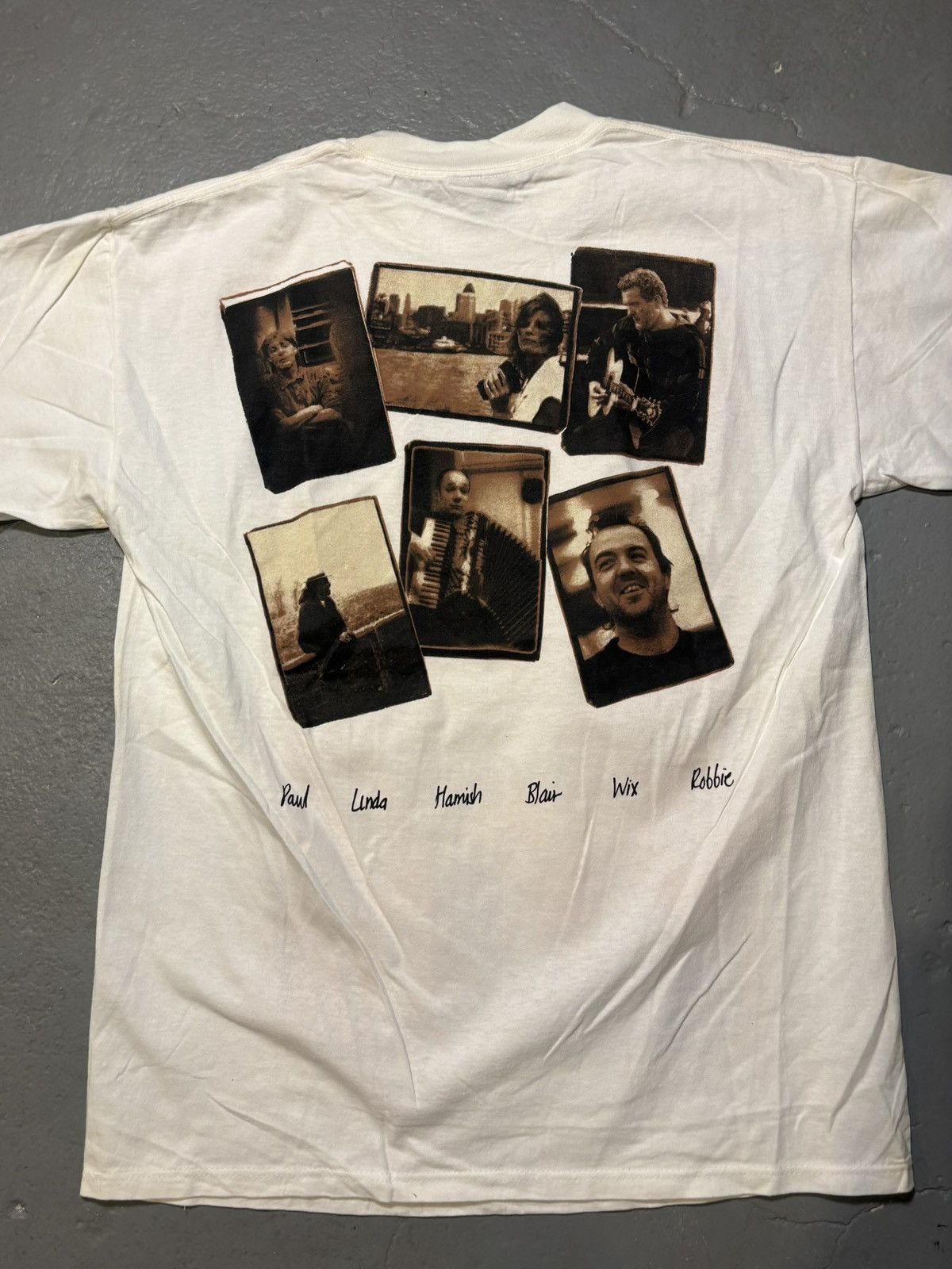 Brockum VTG Paul McCartney The New World Tour band T-shirt 90s NOS Size US L / EU 52-54 / 3 - 3 Thumbnail