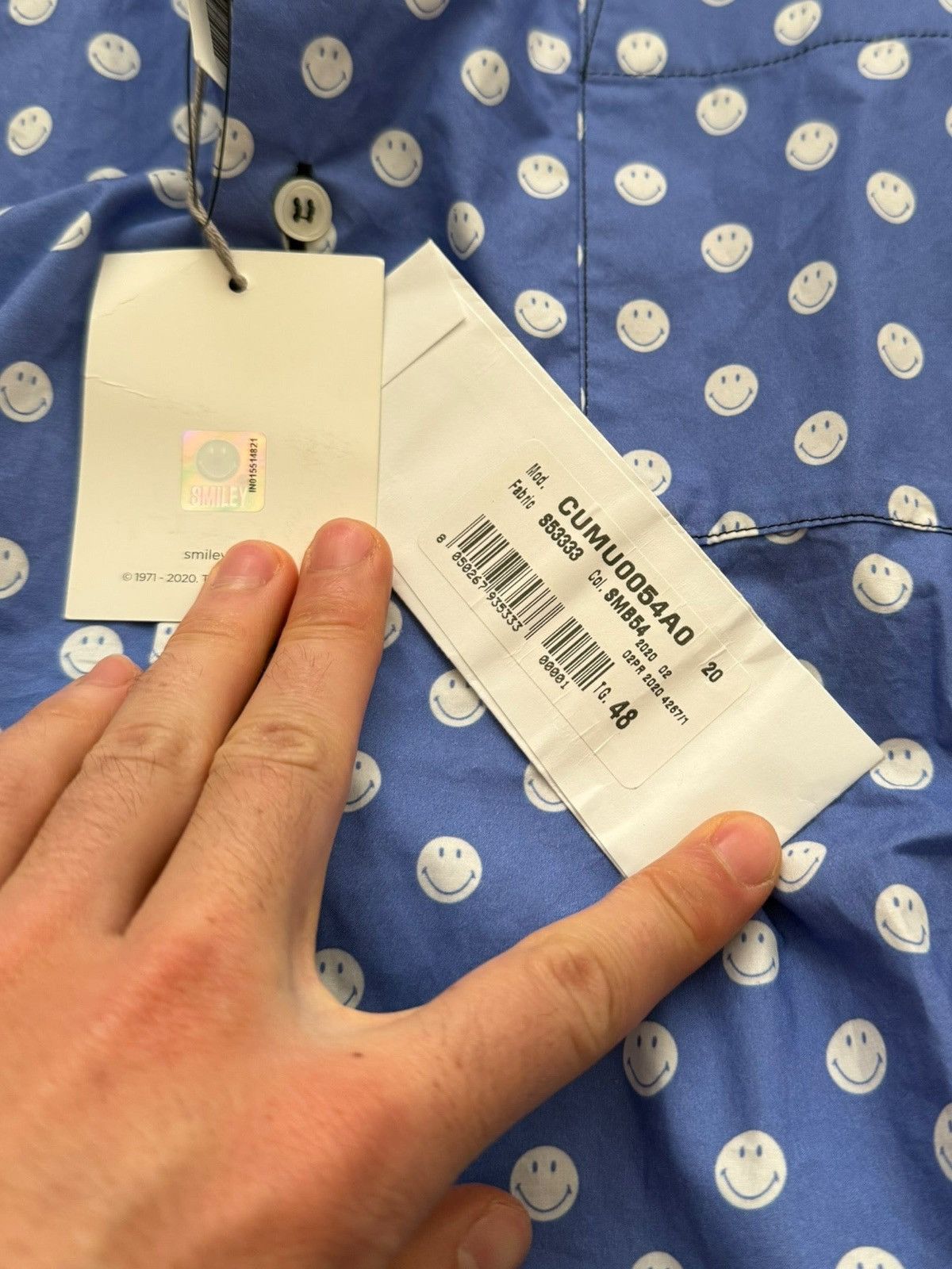 Marni Smiley Light Summer Shirt Size US M / EU 48-50 / 2 - 15 Thumbnail