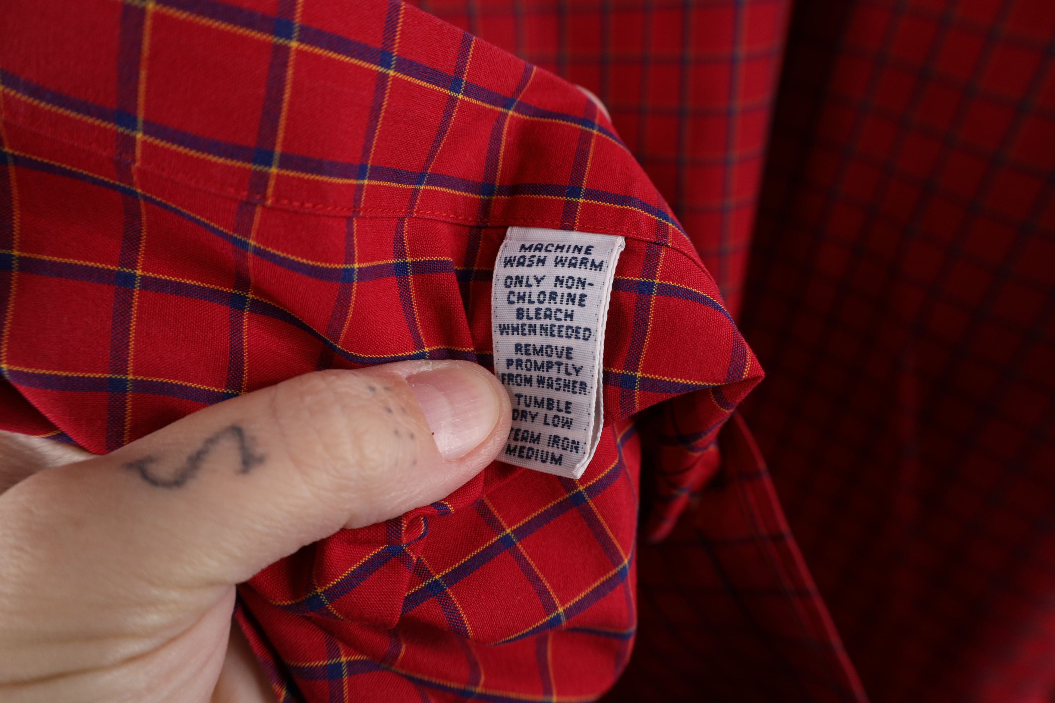 Ralph Lauren Vintage 90s Ralph Lauren Collared Button Down Shirt Plaid Size US XL / EU 56 / 4 - 7 Thumbnail