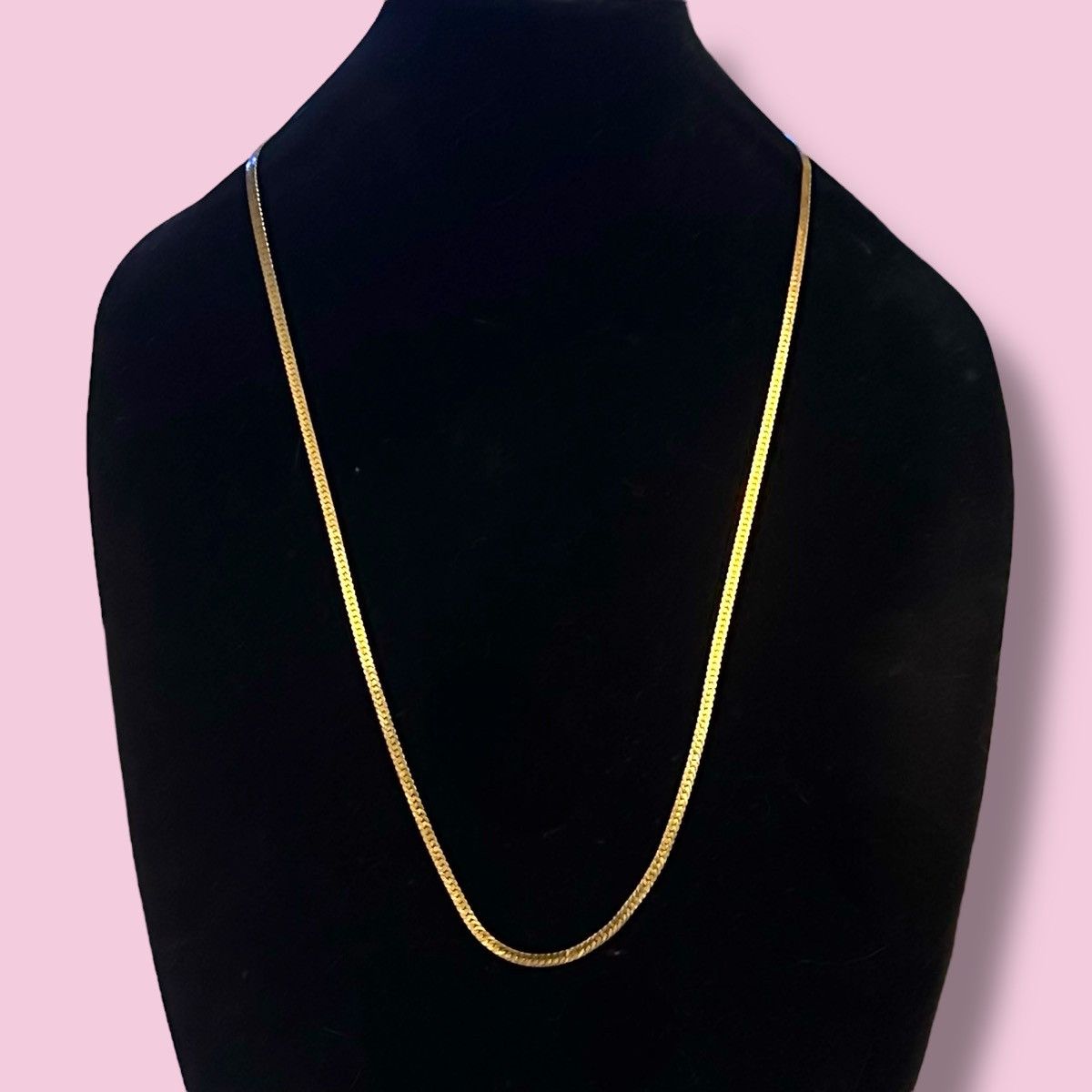 Monet Vintage Monet gold tone thick serpentine chain necklace Size ONE SIZE - 1 Thumbnail
