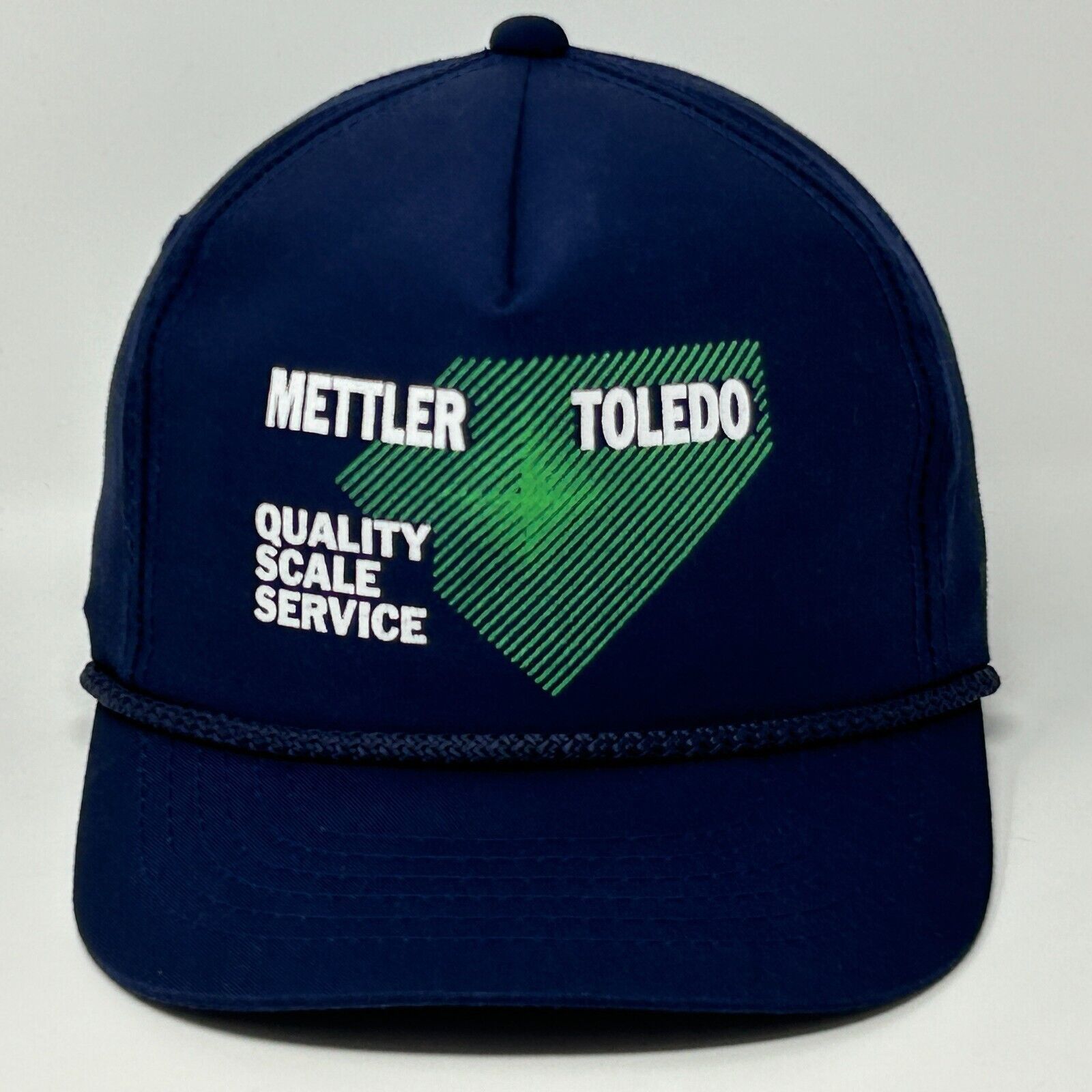 Vintage Vintage 90s Mettler Toledo Scales Hat Baseball Cap Rope Blue Size ONE SIZE - 1 Thumbnail