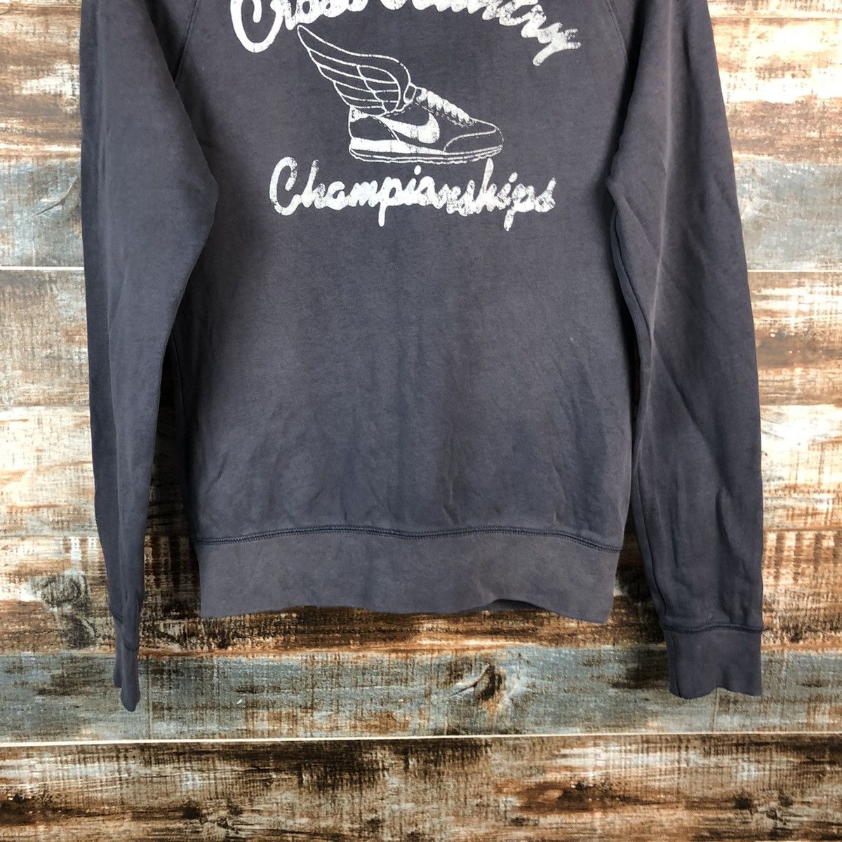 Nike DLL Nike vintage Blue pinwheel sweater Hoodie #A2450 Size US S / EU 44-46 / 1 - 15 Thumbnail