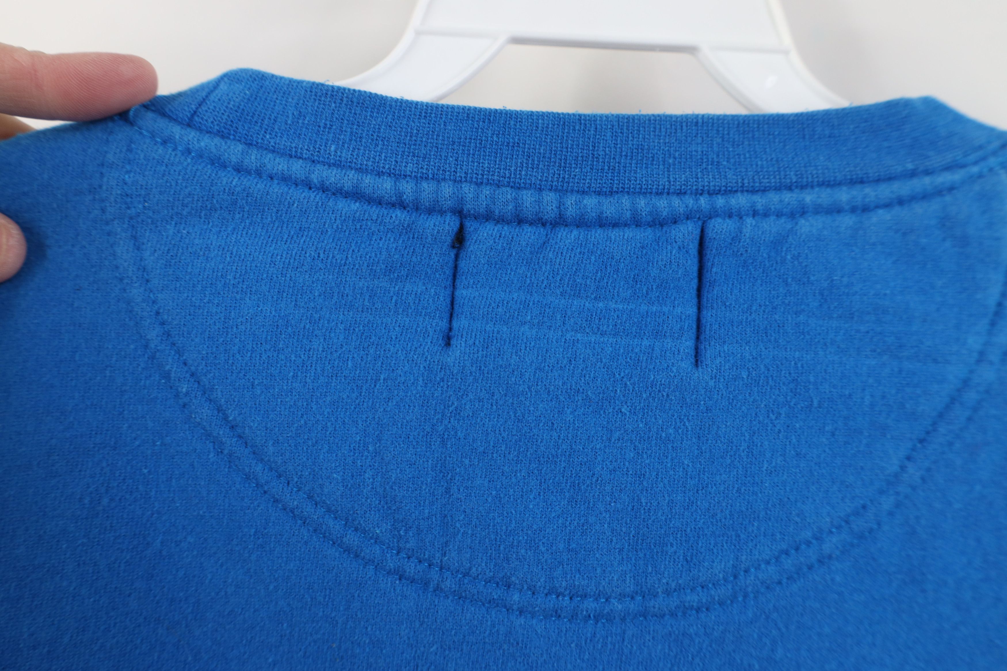 Starter Vintage 90s Starter Monochrome Heavyweight Sweatshirt Blue Size US XXL / EU 58 / 5 - 10 Thumbnail