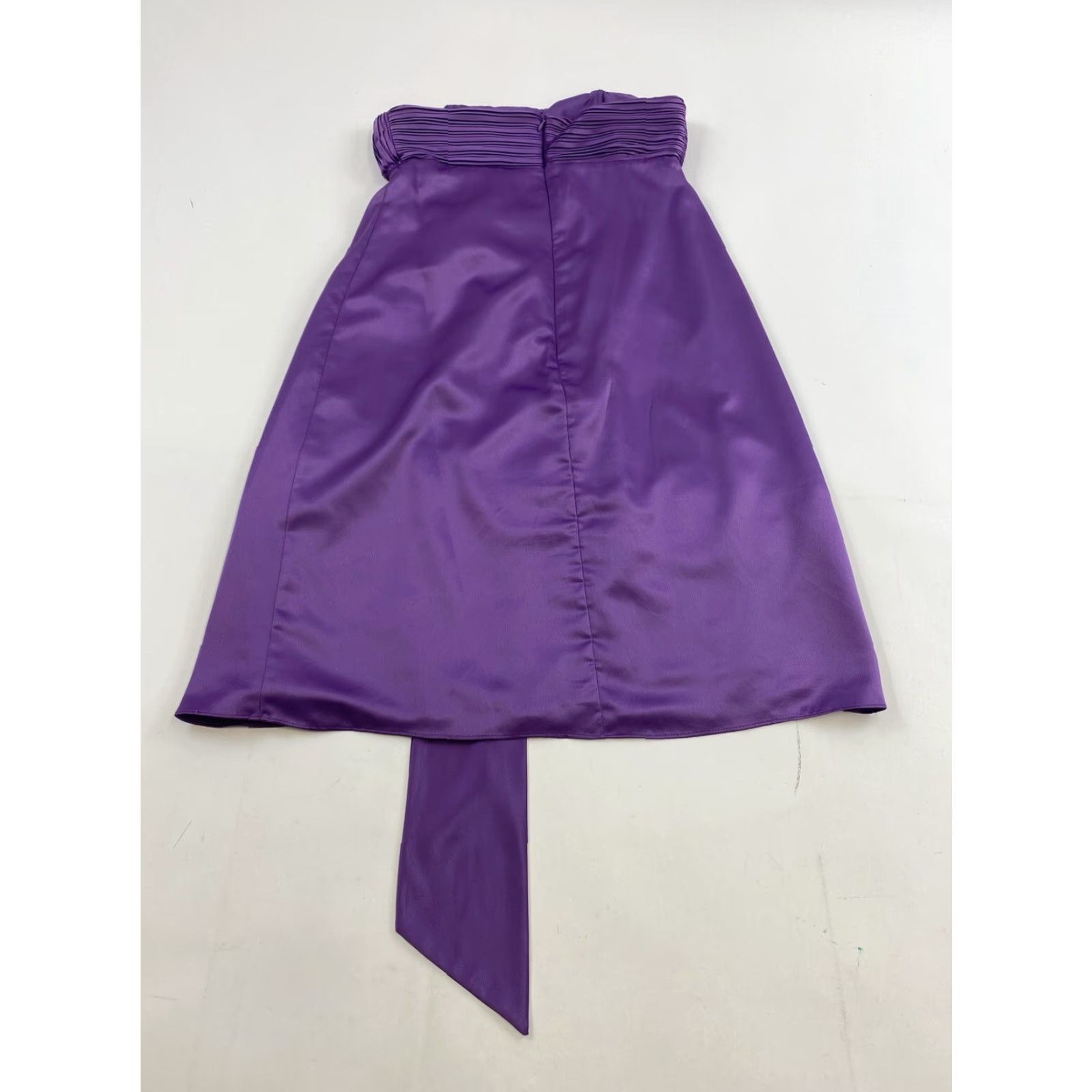 Bcbgmaxazria VINTAGE BCBGMAXAZRIA Cocktail Dress Womens 2 Purple Satin Formal Knee Length Satin Dress Womens 2 Purple Cocktail Formal Party Wedding Mens? Size XS / US 0-2 / IT 36-38 - 2 Thumbnail