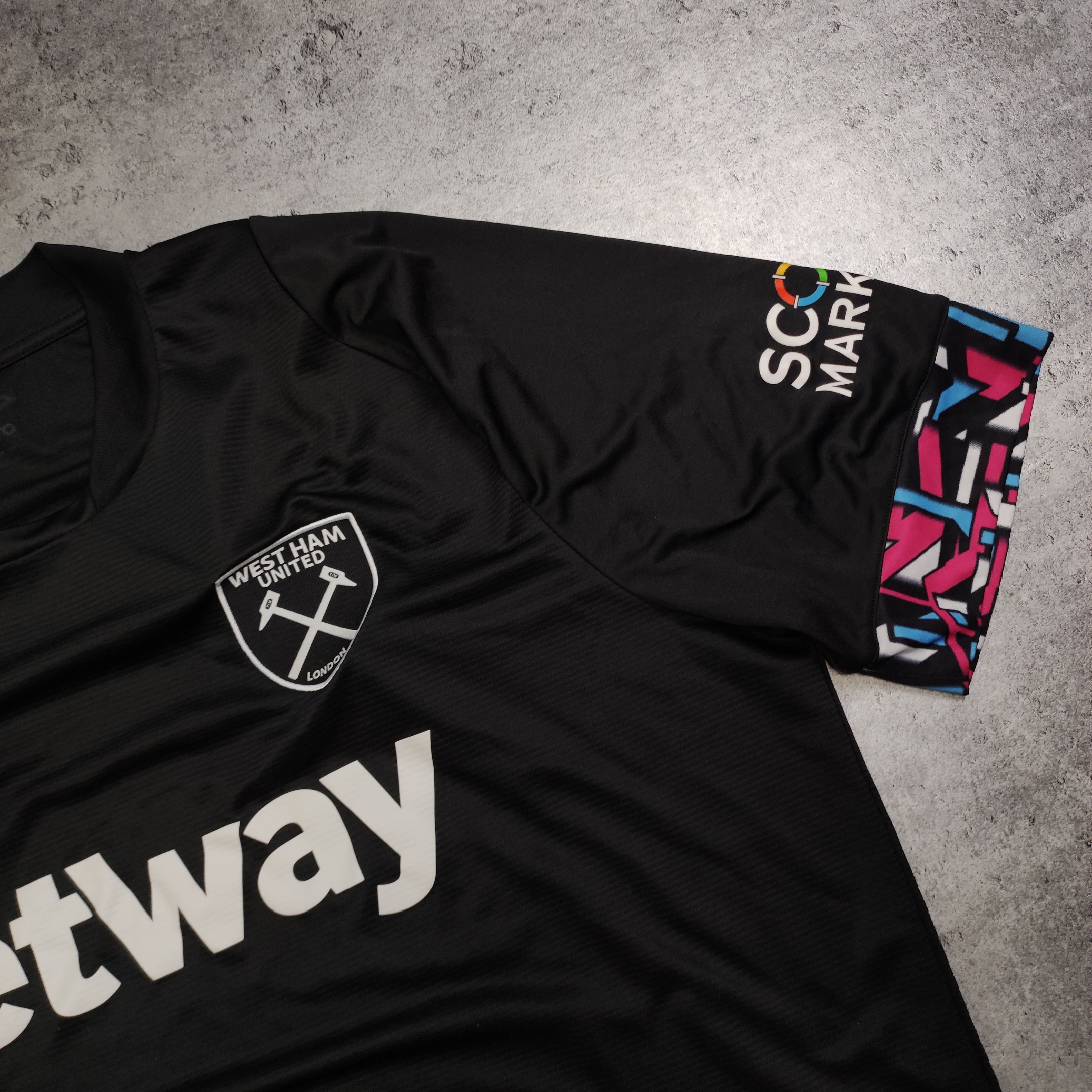 Vintage RARE Umbro x Football West Ham United 2022/23 Away Jersey Size US XL / EU 56 / 4 - 4 Thumbnail