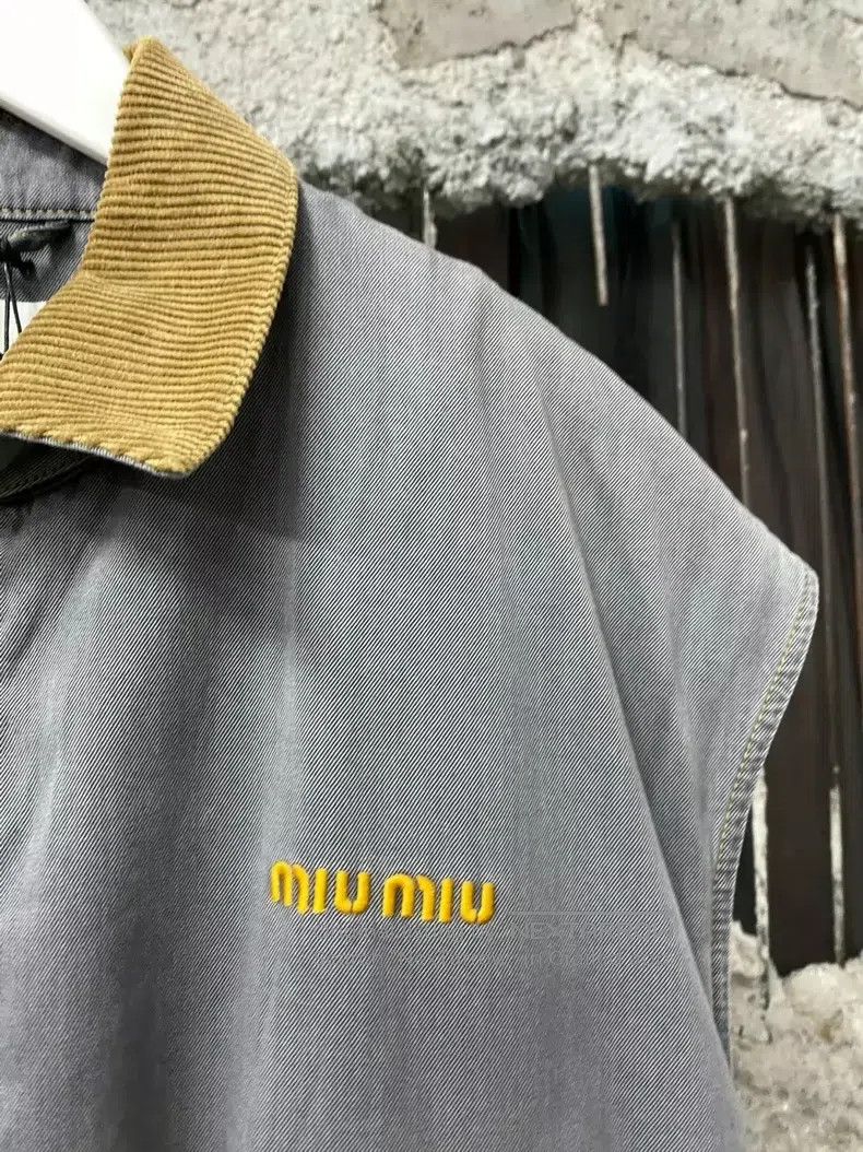 Miu Miu Miu Miu 42 Corduroy collar jacket coat Size L / US 10 / IT 46 - 5 Thumbnail