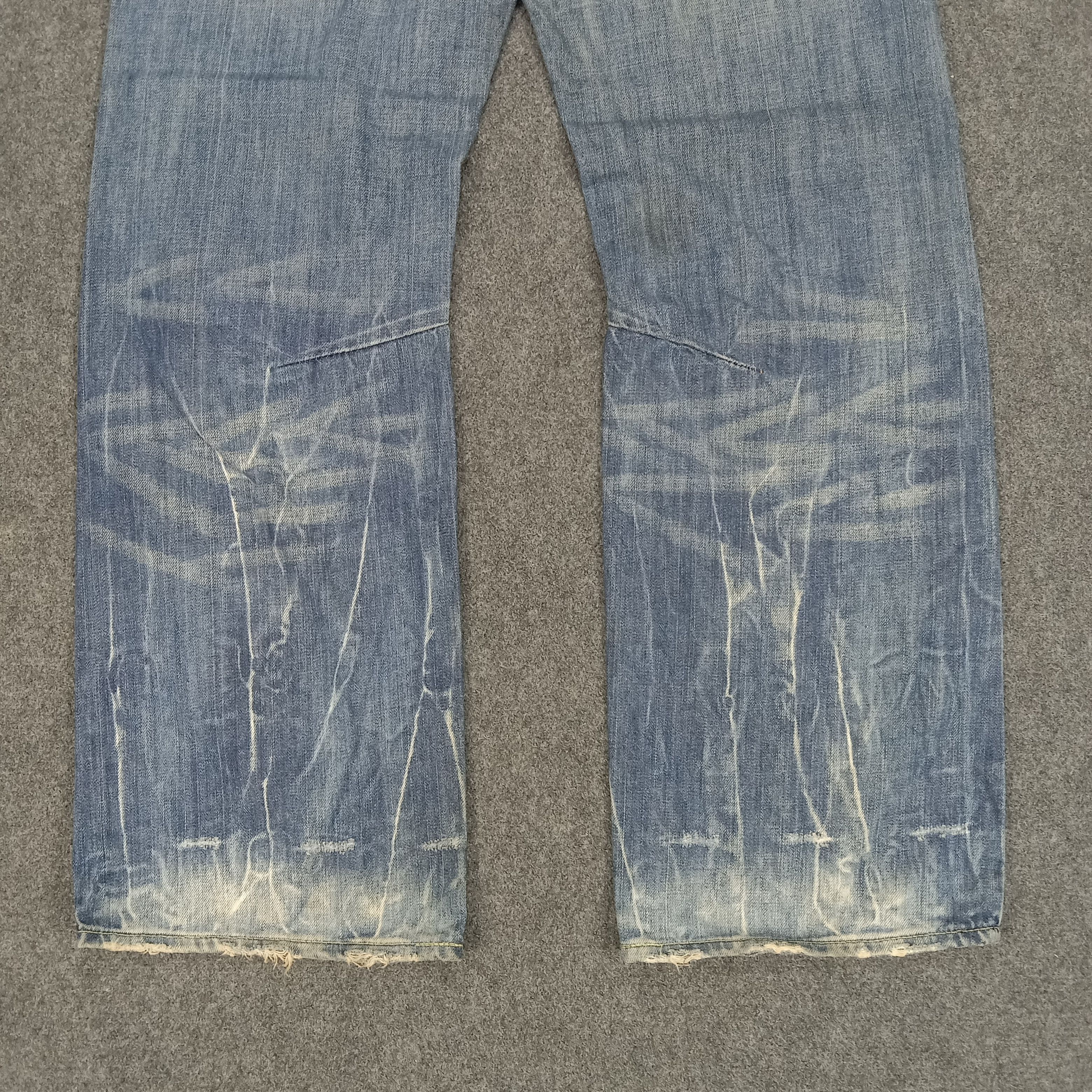 If Six Was Nine × Prps × Vintage Prps American Punk Style Ripped Denim Jeans Size US 32 / EU 48 - 8 Thumbnail