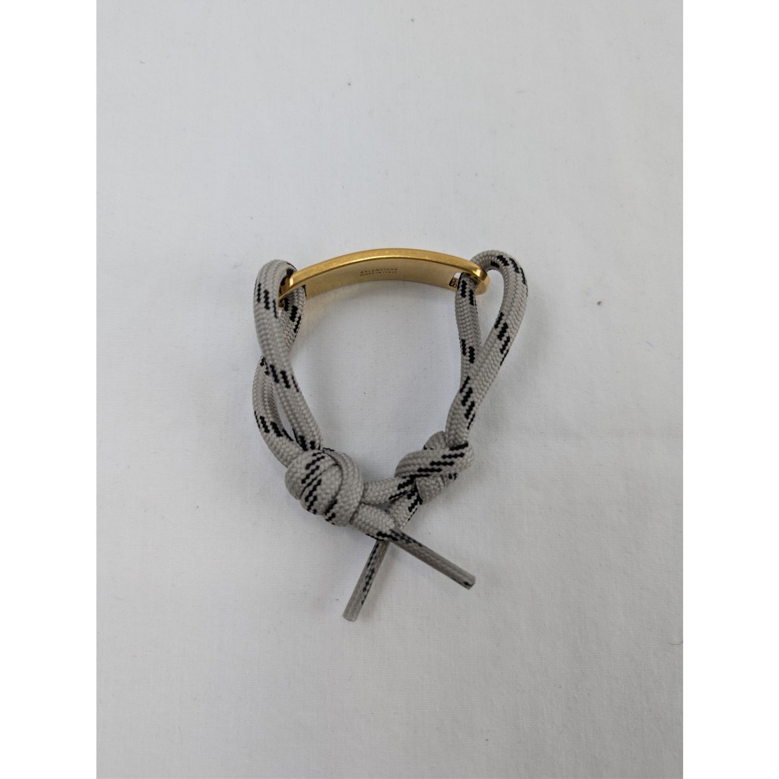Balenciaga o1rshd1 Q:2 / Size: OS / Plate Bracelet in Grey/Gold Size ONE SIZE - 4 Thumbnail
