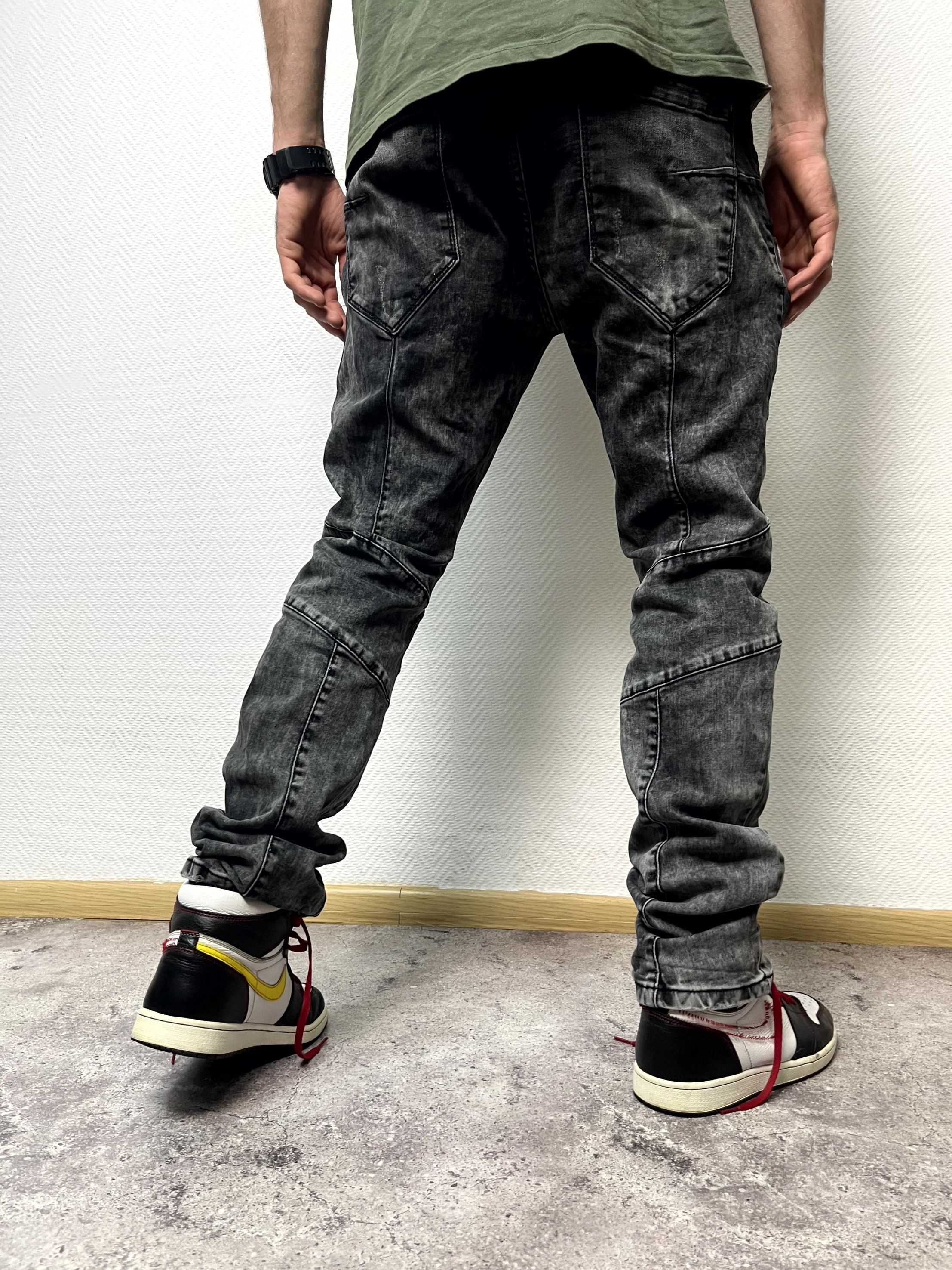 Other Cipo & Baxx Mens Washed Denim Slim Fit Gray Jeans Size 32 Size US 32 / EU 48 - 14 Thumbnail