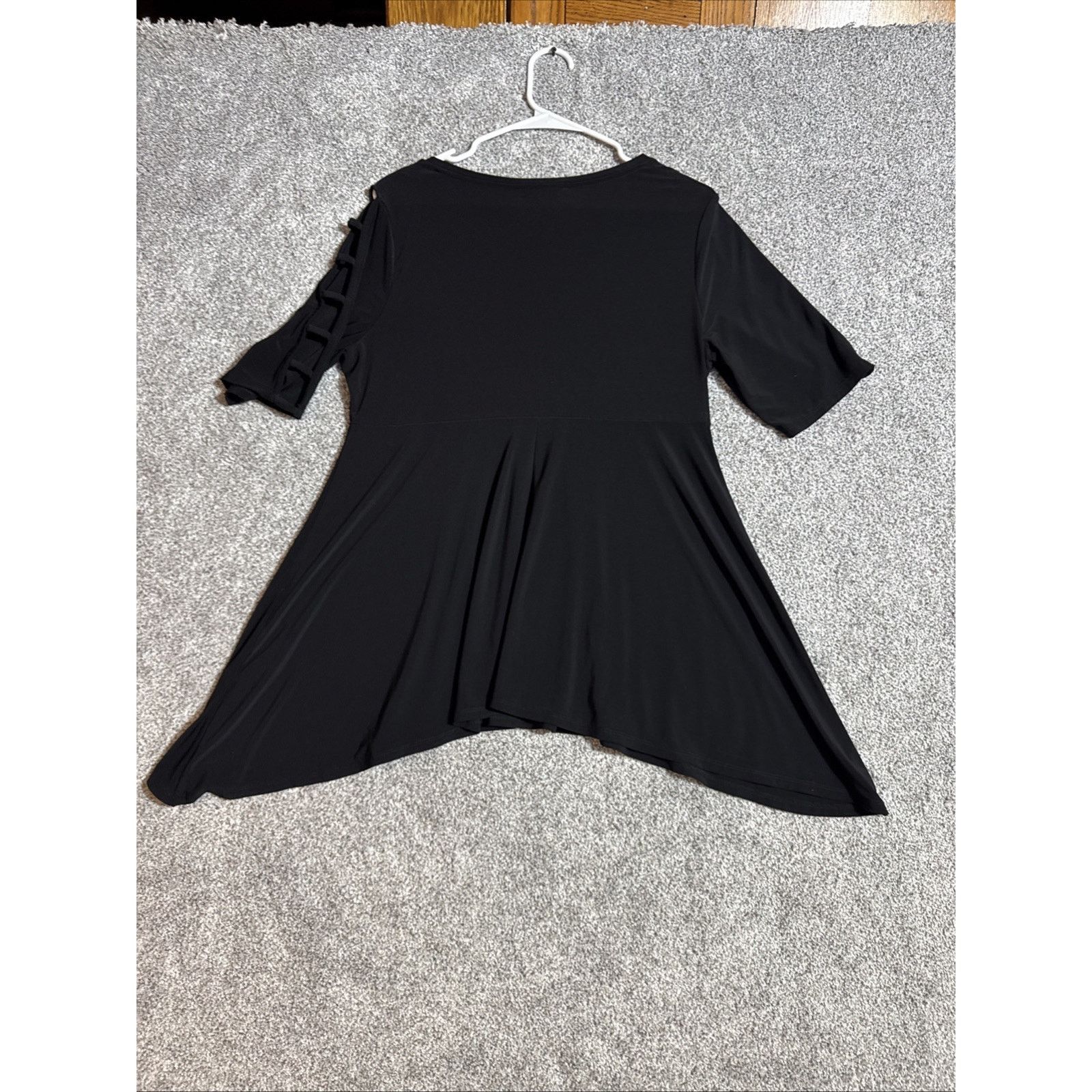 Other Chaus Tunic Top Womens L Flowy Boho Witchy Asymmetrical Dark Size L / US 10 / IT 46 - 7 Thumbnail