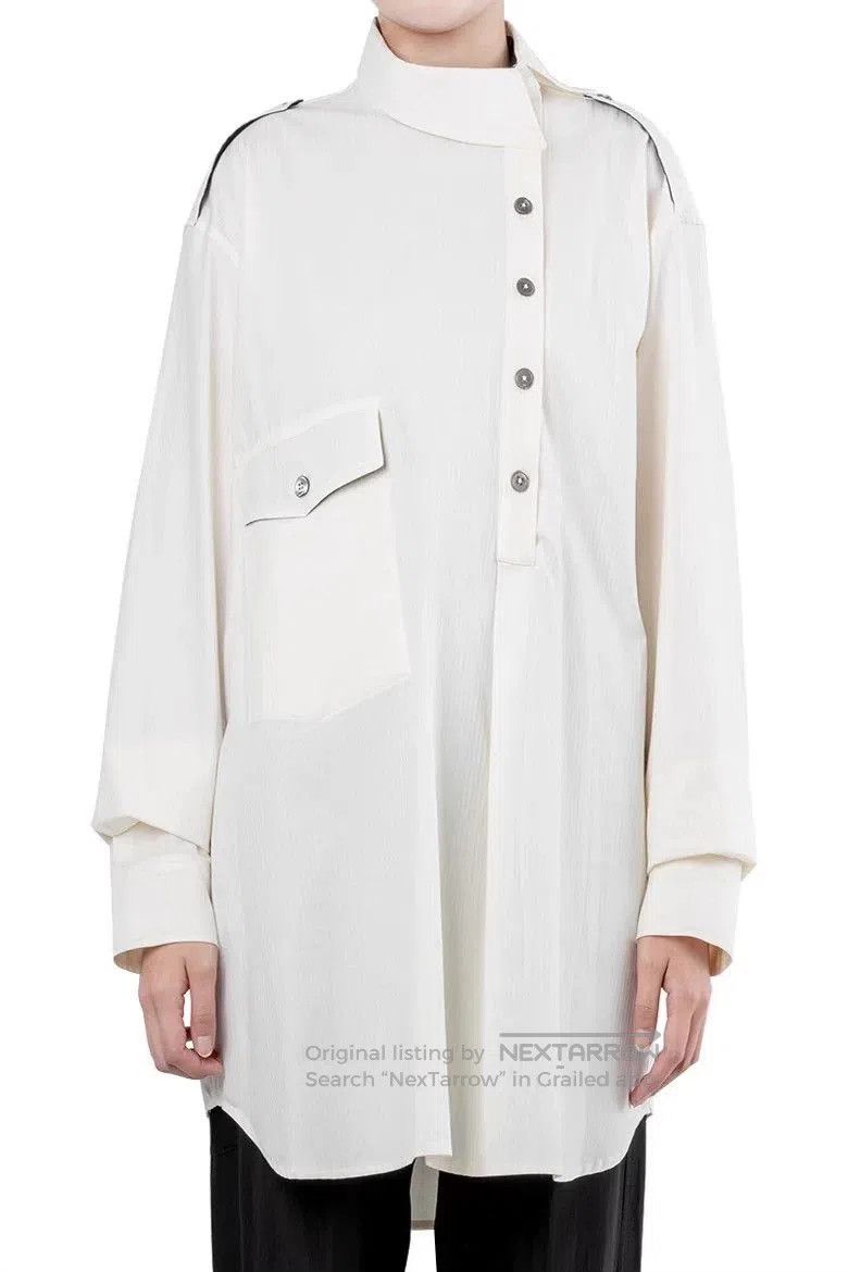 Other Ann Demeulemeester Asymmetric White Shirt . Size US M / EU 48-50 / 2 - 1 Thumbnail