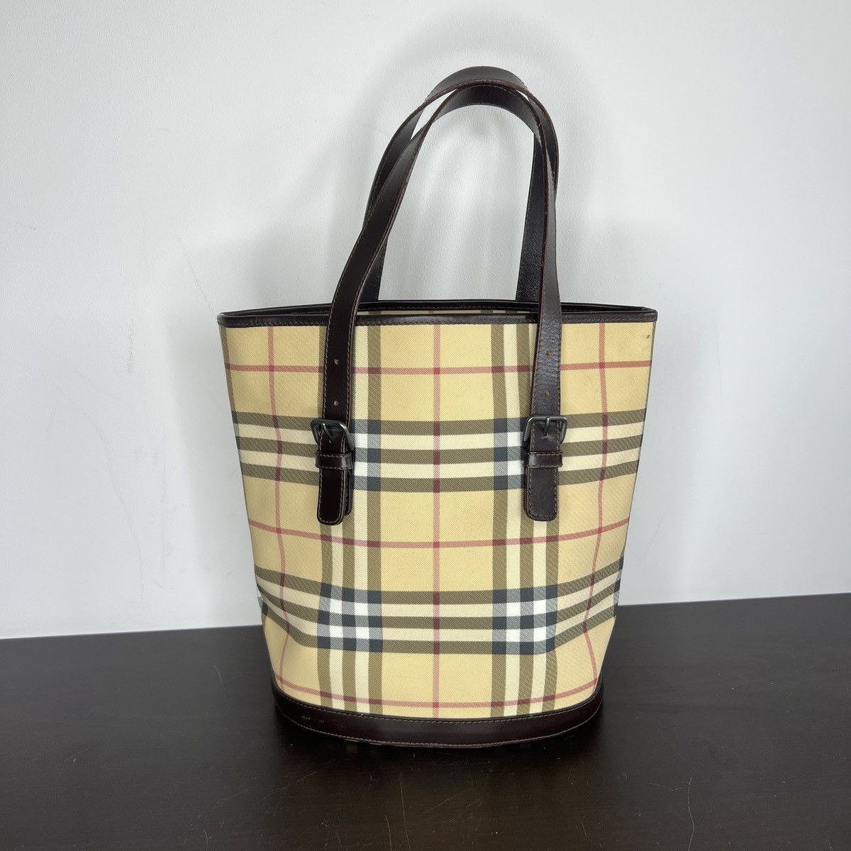 Burberry × Designer × Vintage Auth. Vintage Burberrys Shoulder Bucket bag Size ONE SIZE - 5 Thumbnail