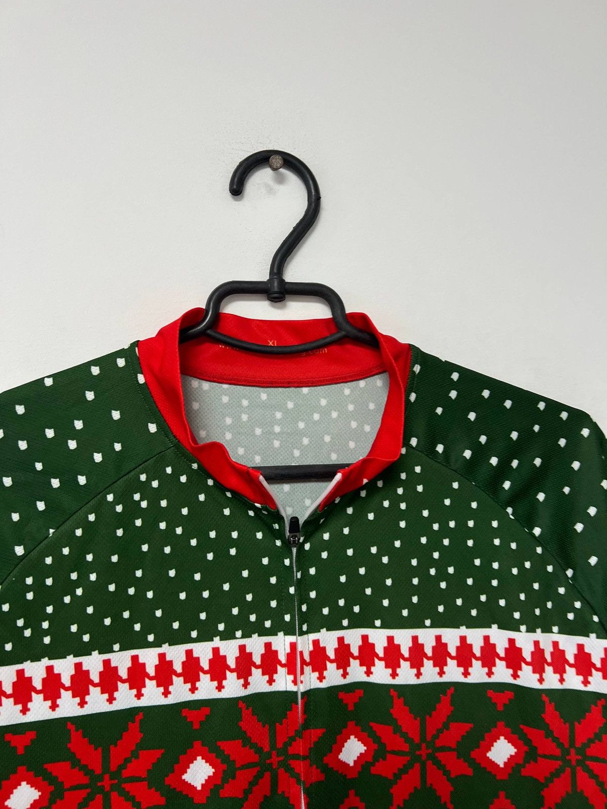 Other Vintage Christmas Holiday Cycling Jersey Racing Bicycle XL Size US XL / EU 56 / 4 - 4 Thumbnail