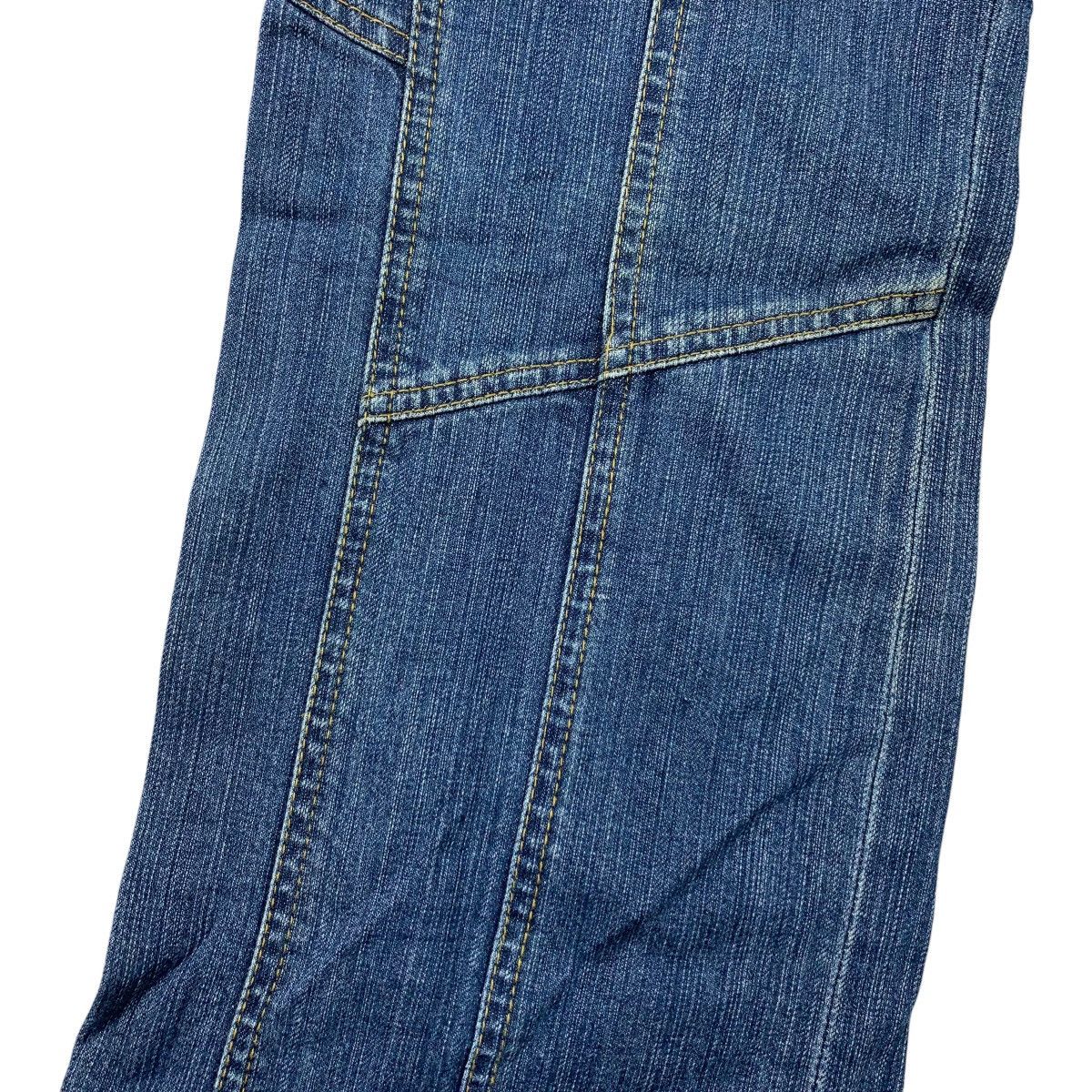 Sonia Rykiel × Vintage Vintage SONIA RYKIEL women flared reconstructed blue jeans Size 30" / US 8 / IT 44 - 12 Thumbnail