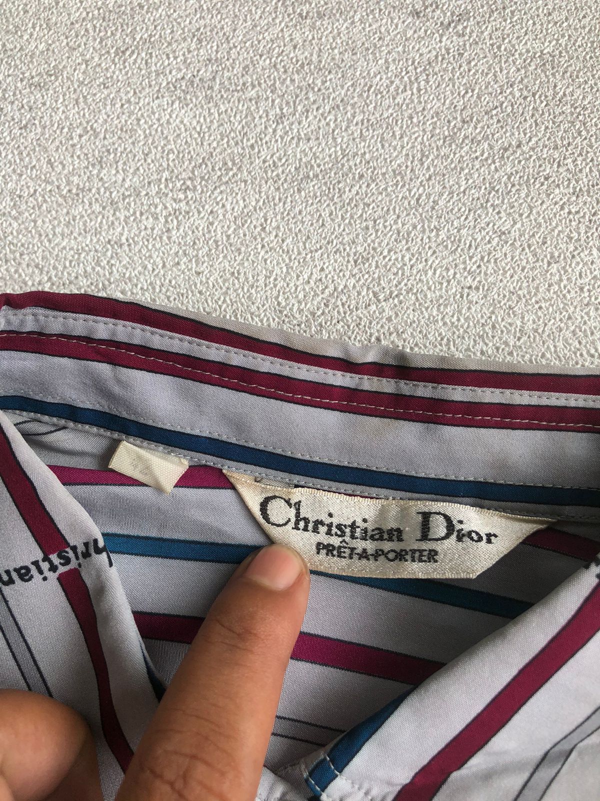 Christian Dior Monsieur RARE❤️‍🔥Vintage Christian Dior Stripe shirt Size US M / EU 48-50 / 2 - 9 Thumbnail