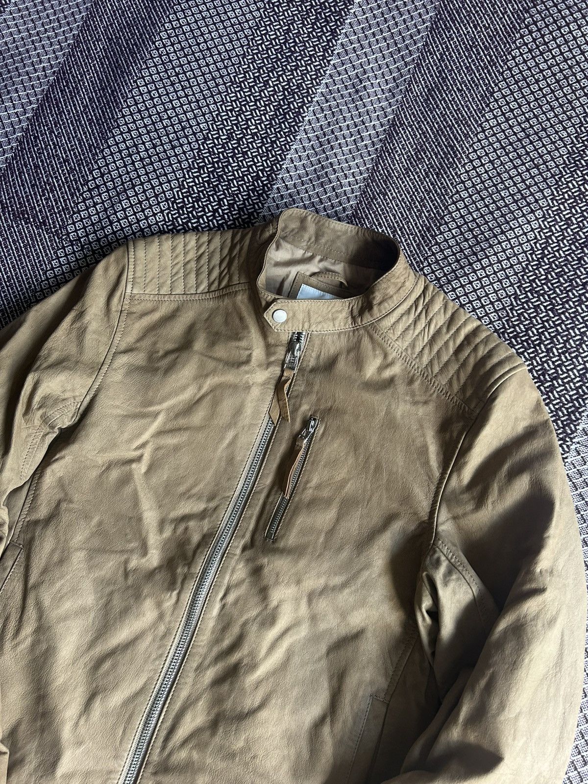 Genuine Leather Vintage EDC Leather Jacket Avantgarde Style Size M Unisex Size US M / EU 48-50 / 2 - 5 Thumbnail